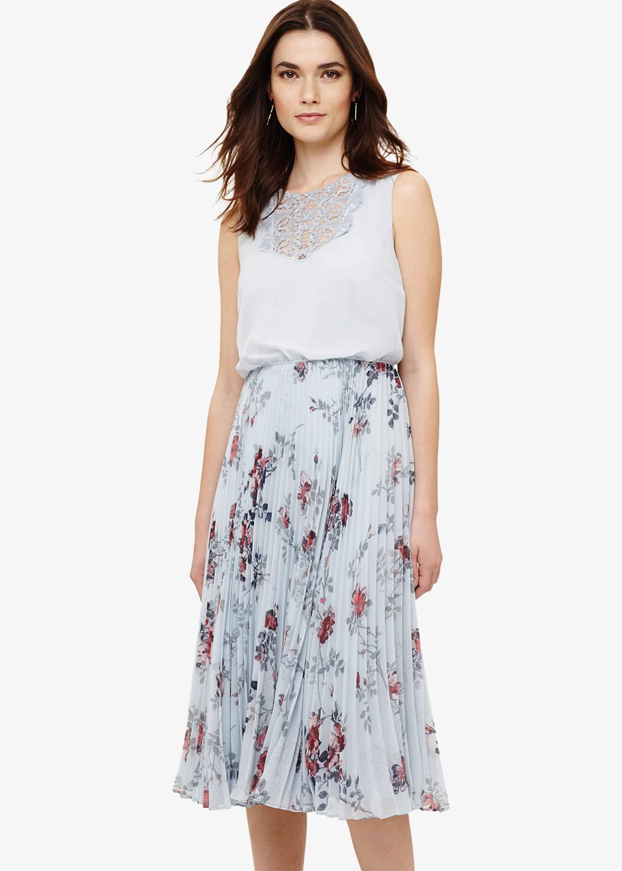 Patricia Pleated Floral Dress