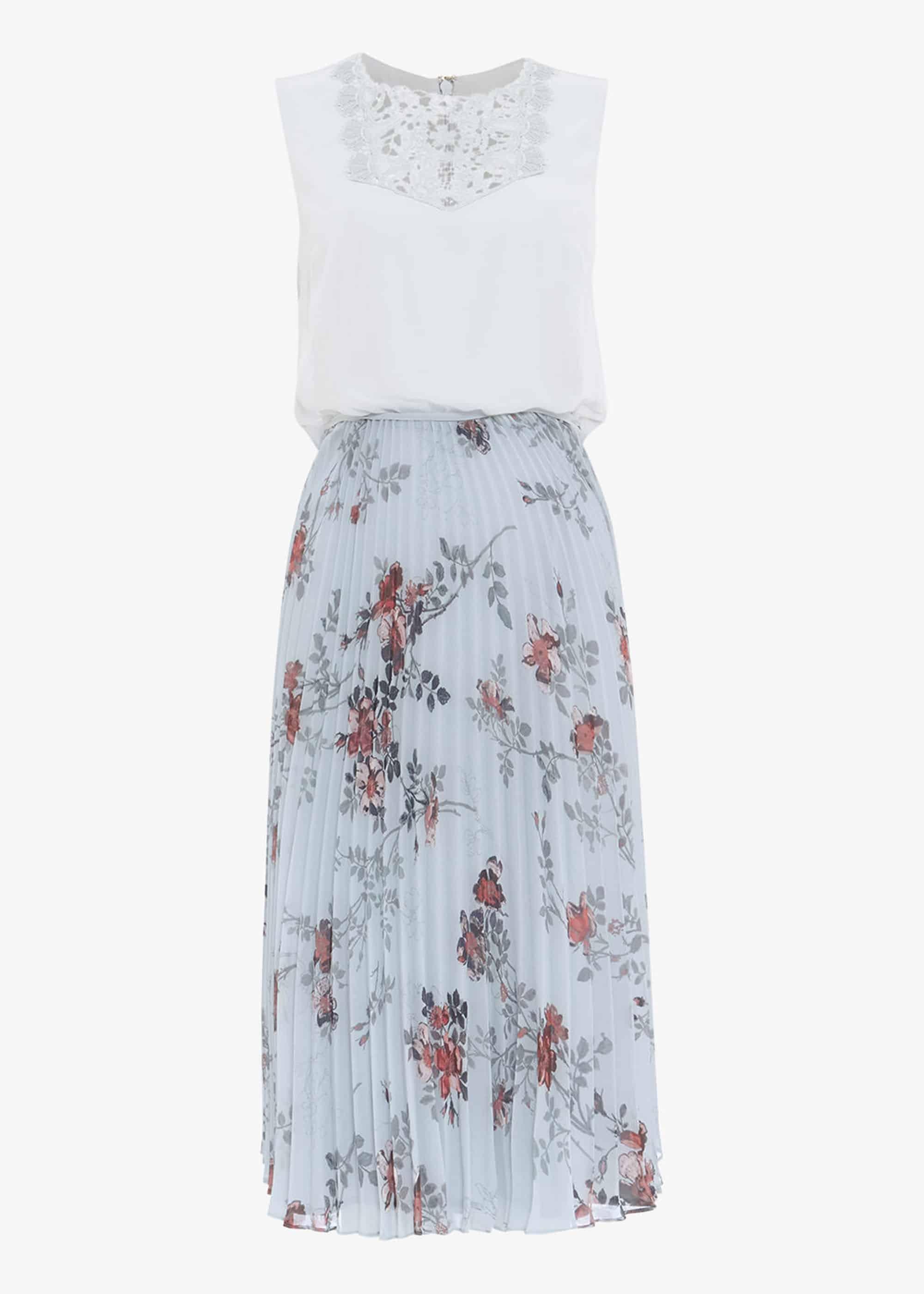 Patricia Pleated Floral Dress