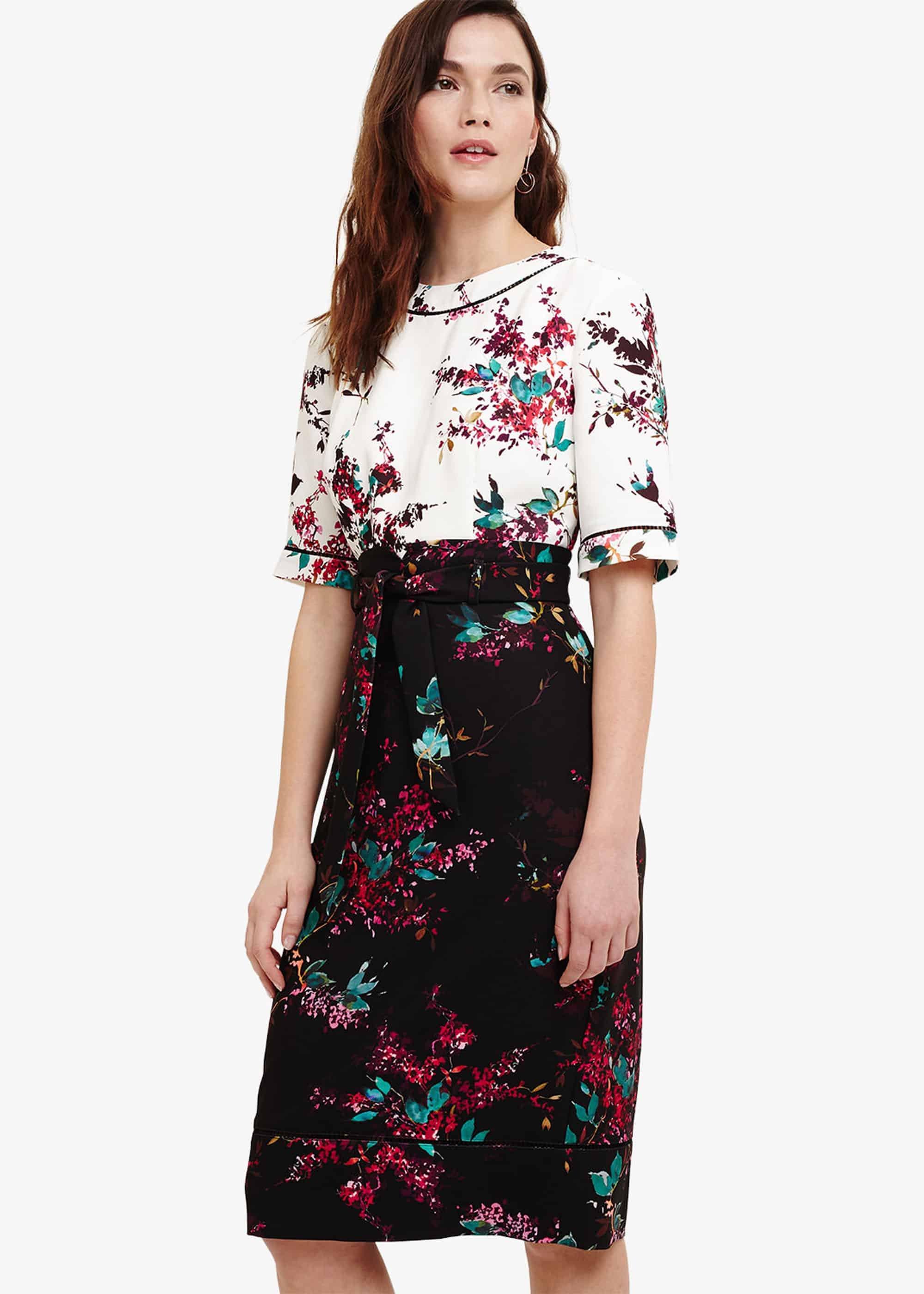 Ariana Floral Print Dress