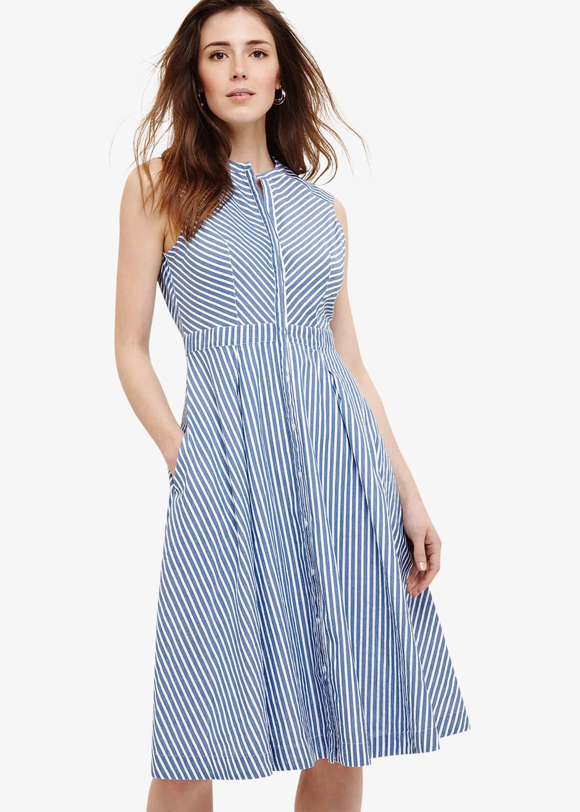 Ajee Cotton Stripe Dress