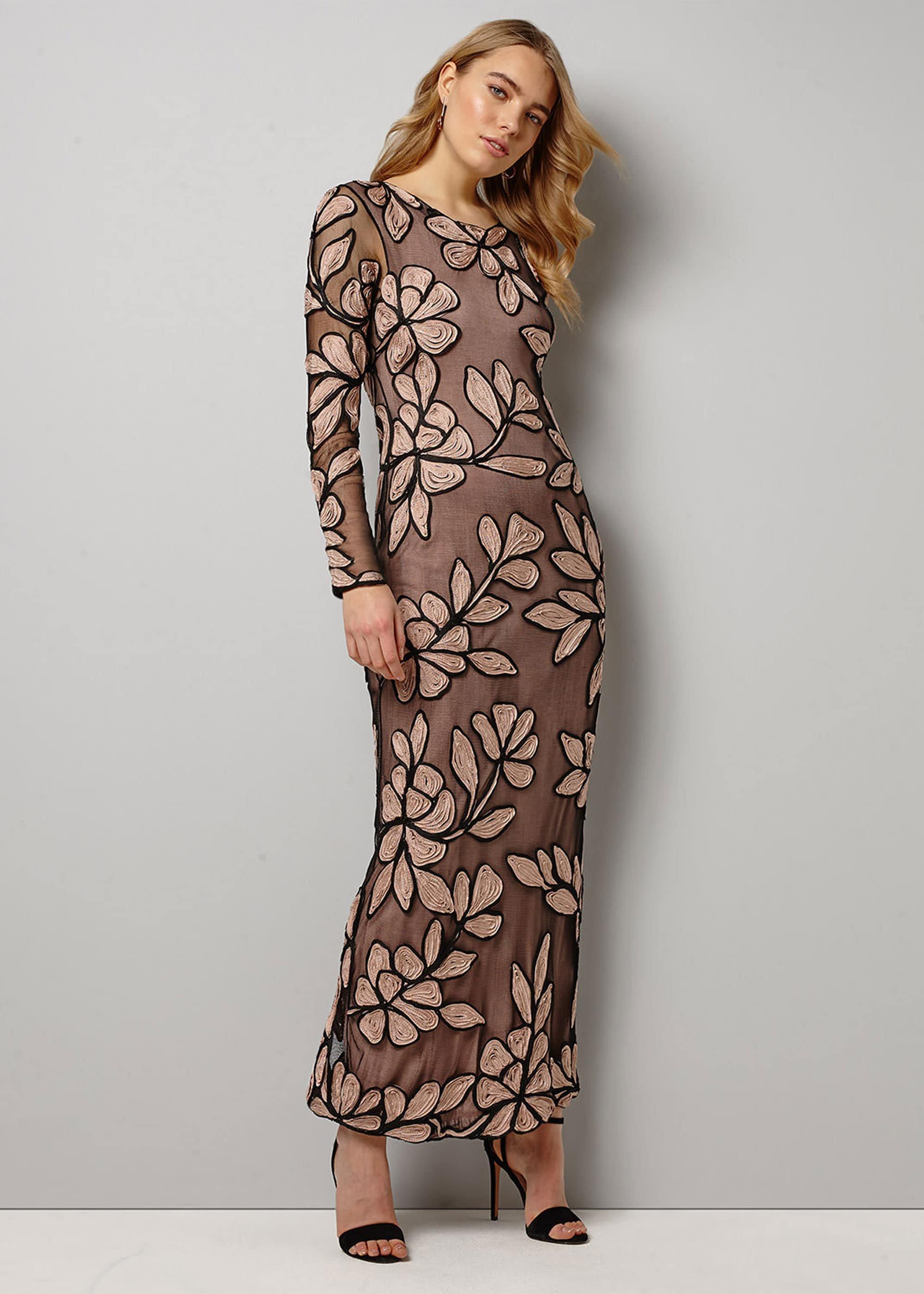 Angela Tapework Maxi Dress