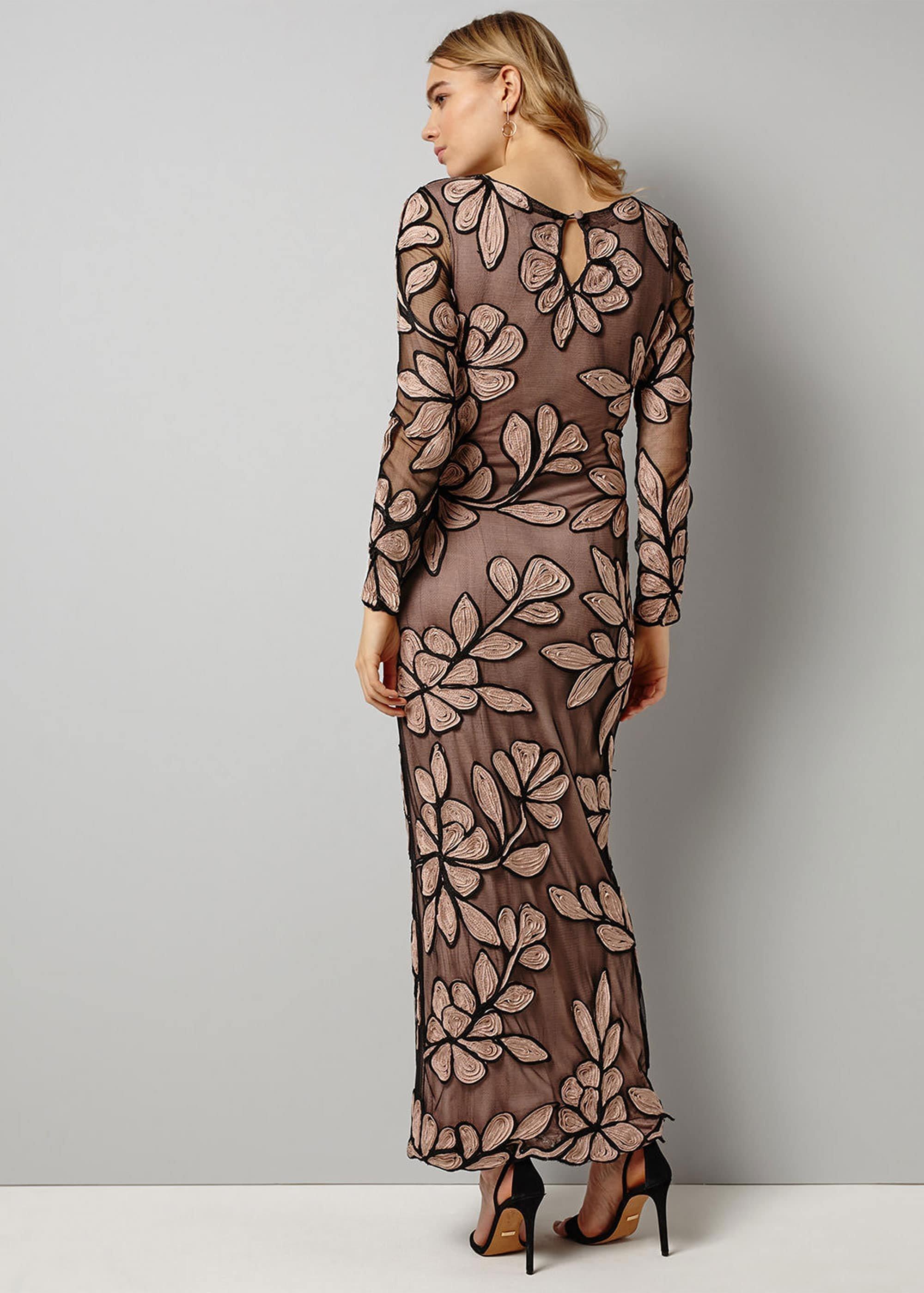Angela Tapework Maxi Dress