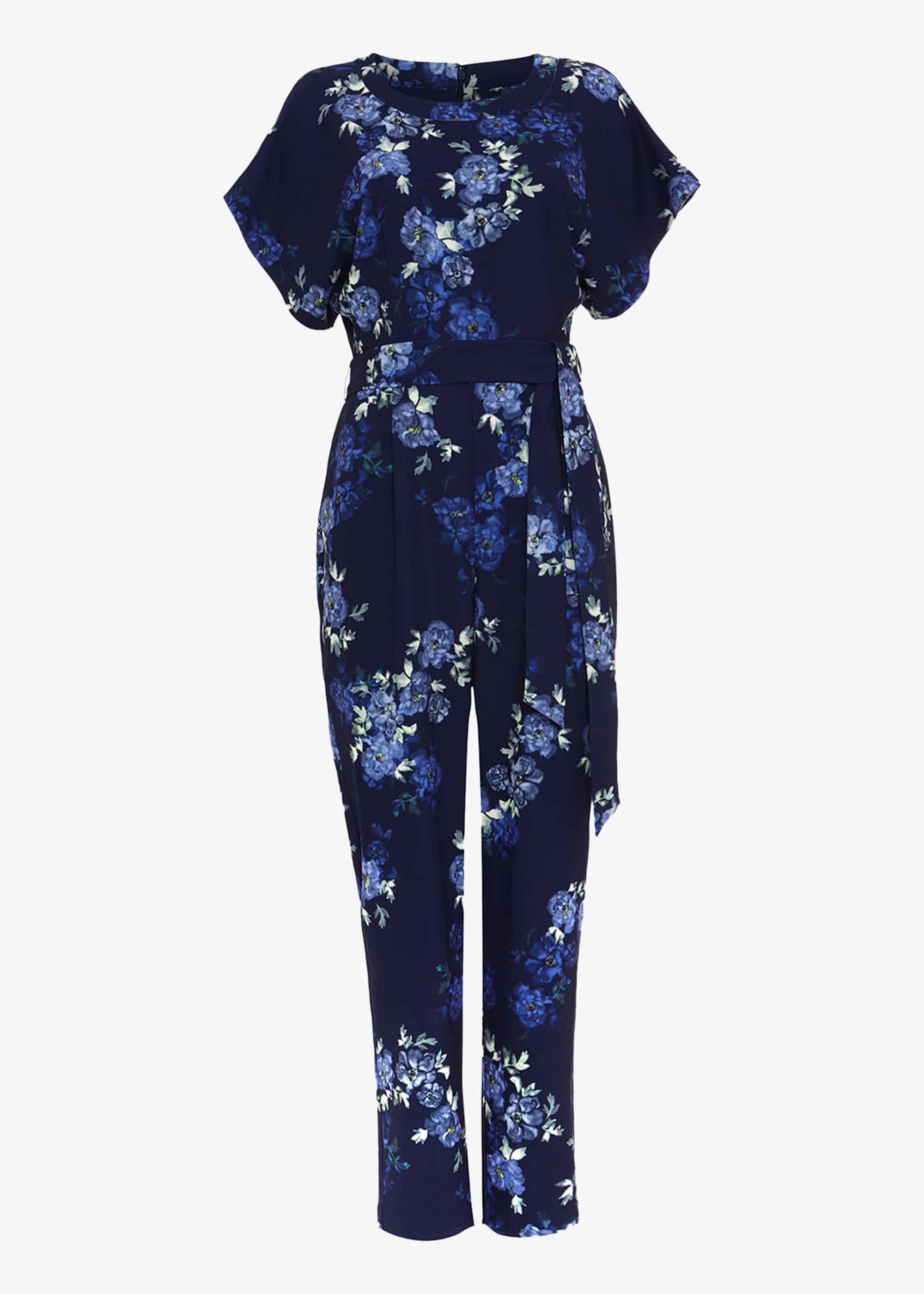 Berry Floral Jumpsuit