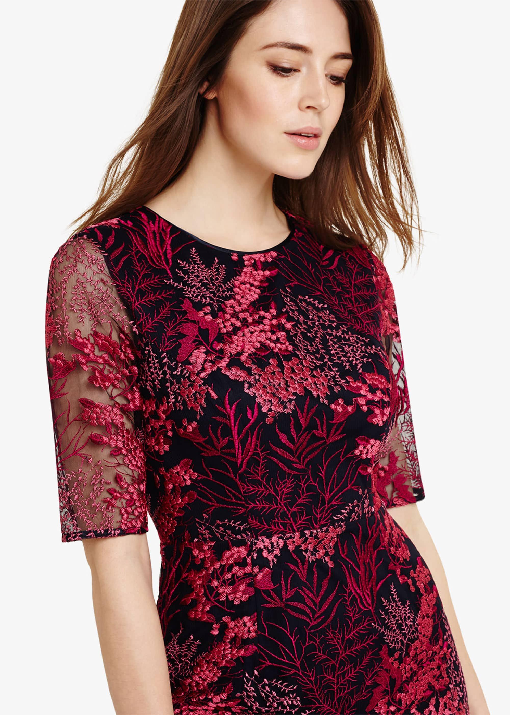 Fern Embroidered Dress