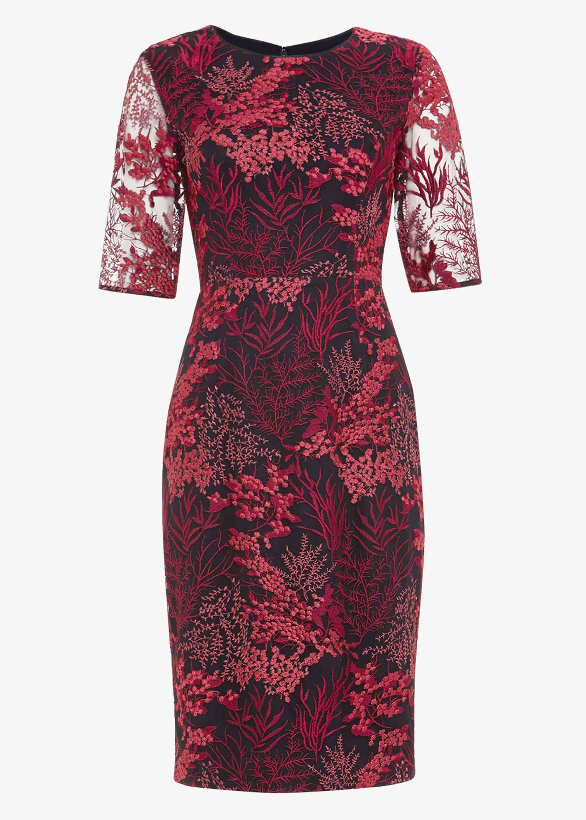 Fern Embroidered Dress