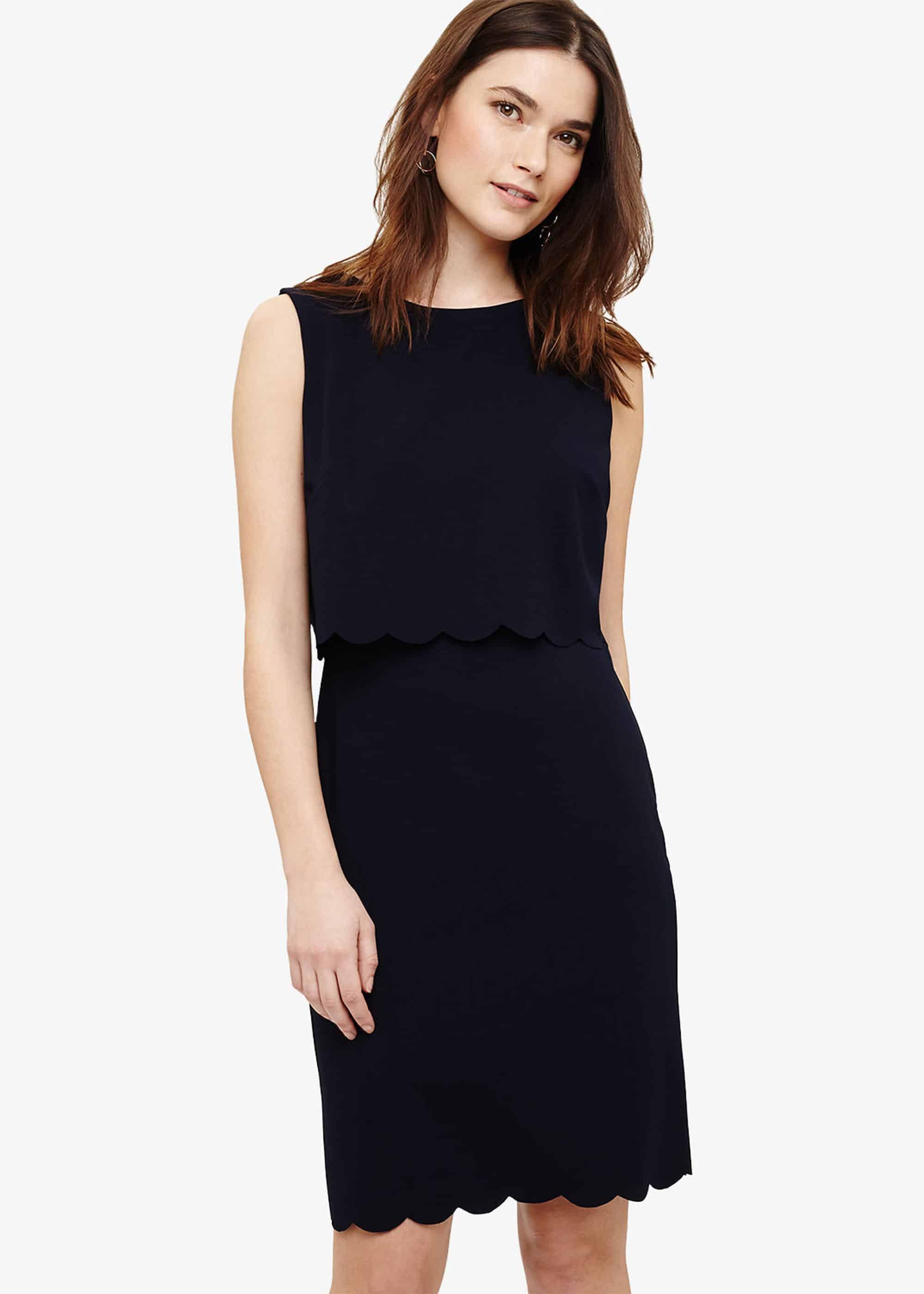 Saffron Scallop Dress