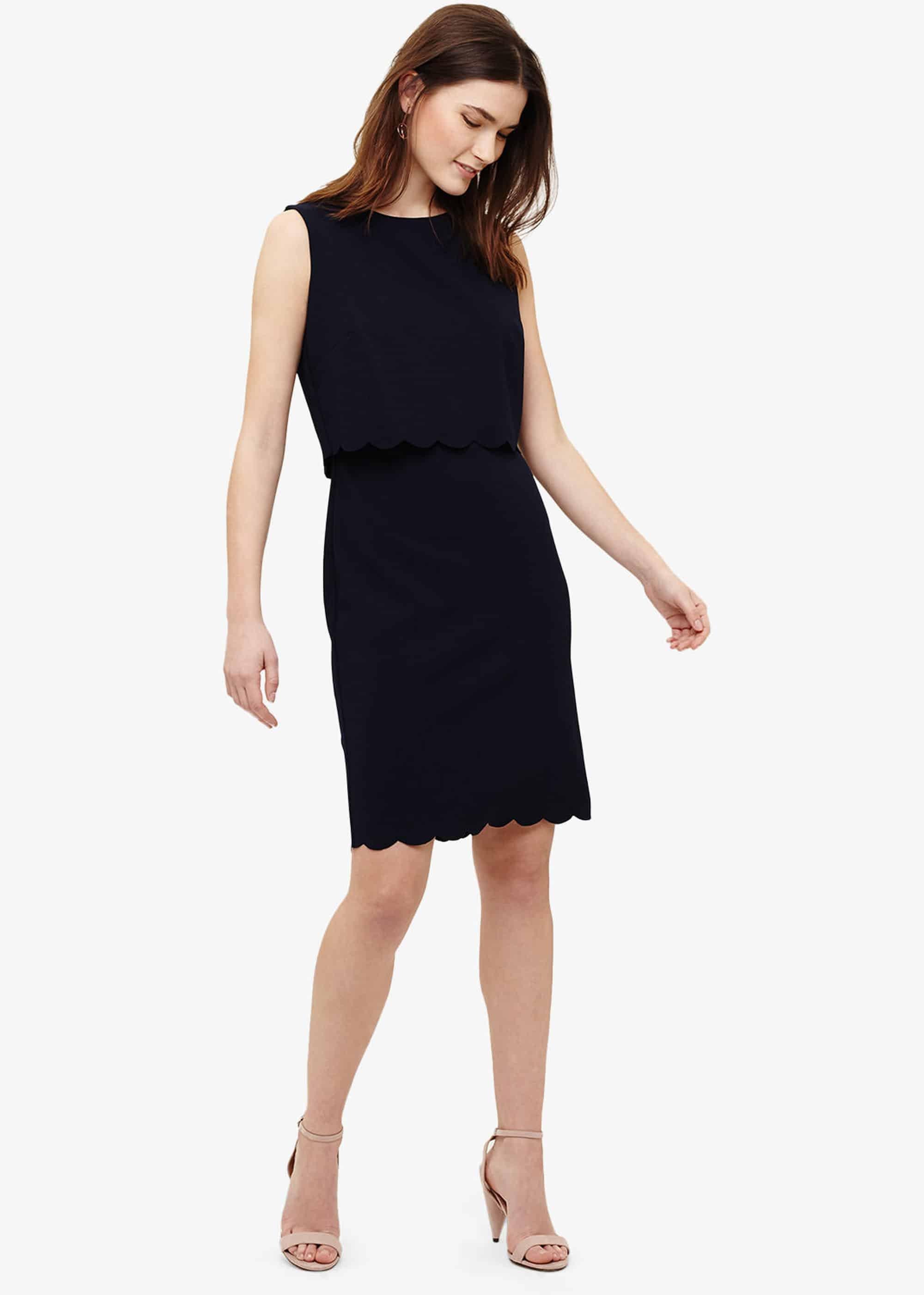 Saffron Scallop Dress