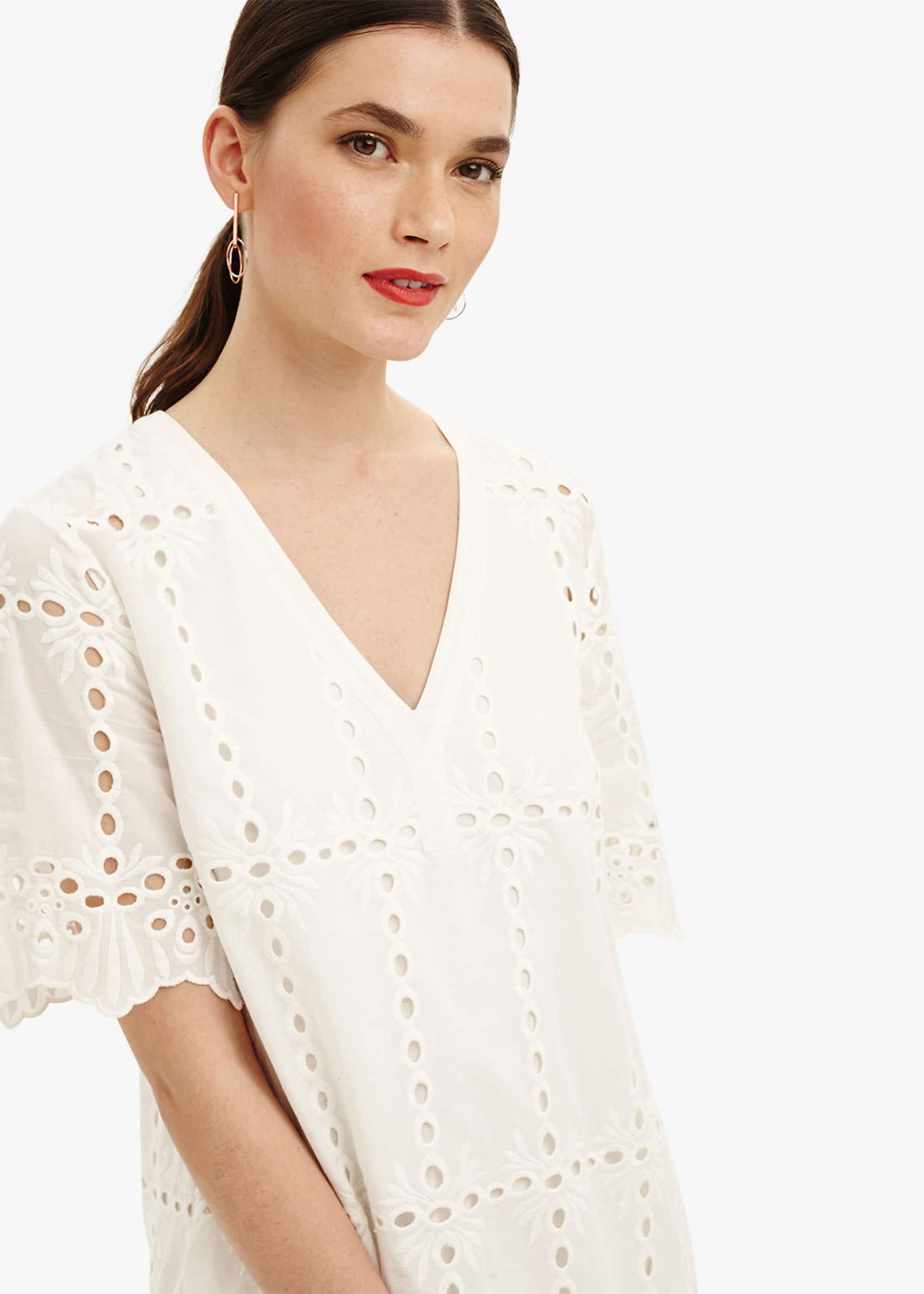 Lilith Cotton Broderie Dress