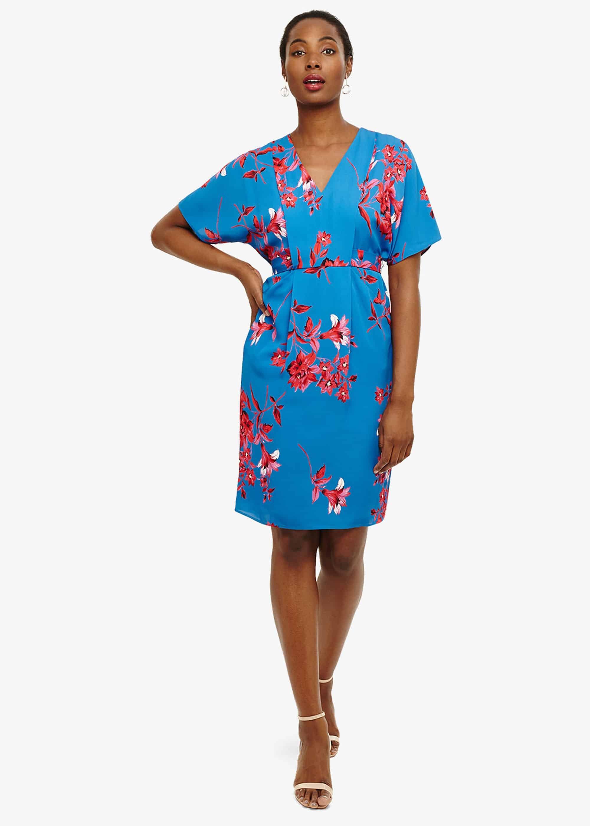Brooke Floral Batwing Dress
