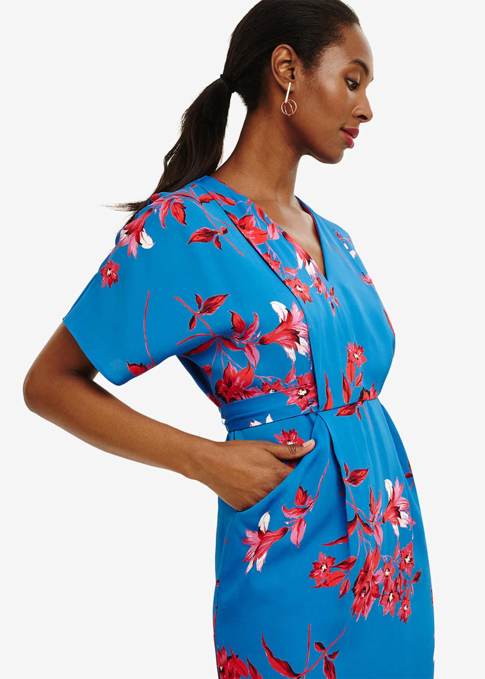 Brooke Floral Batwing Dress