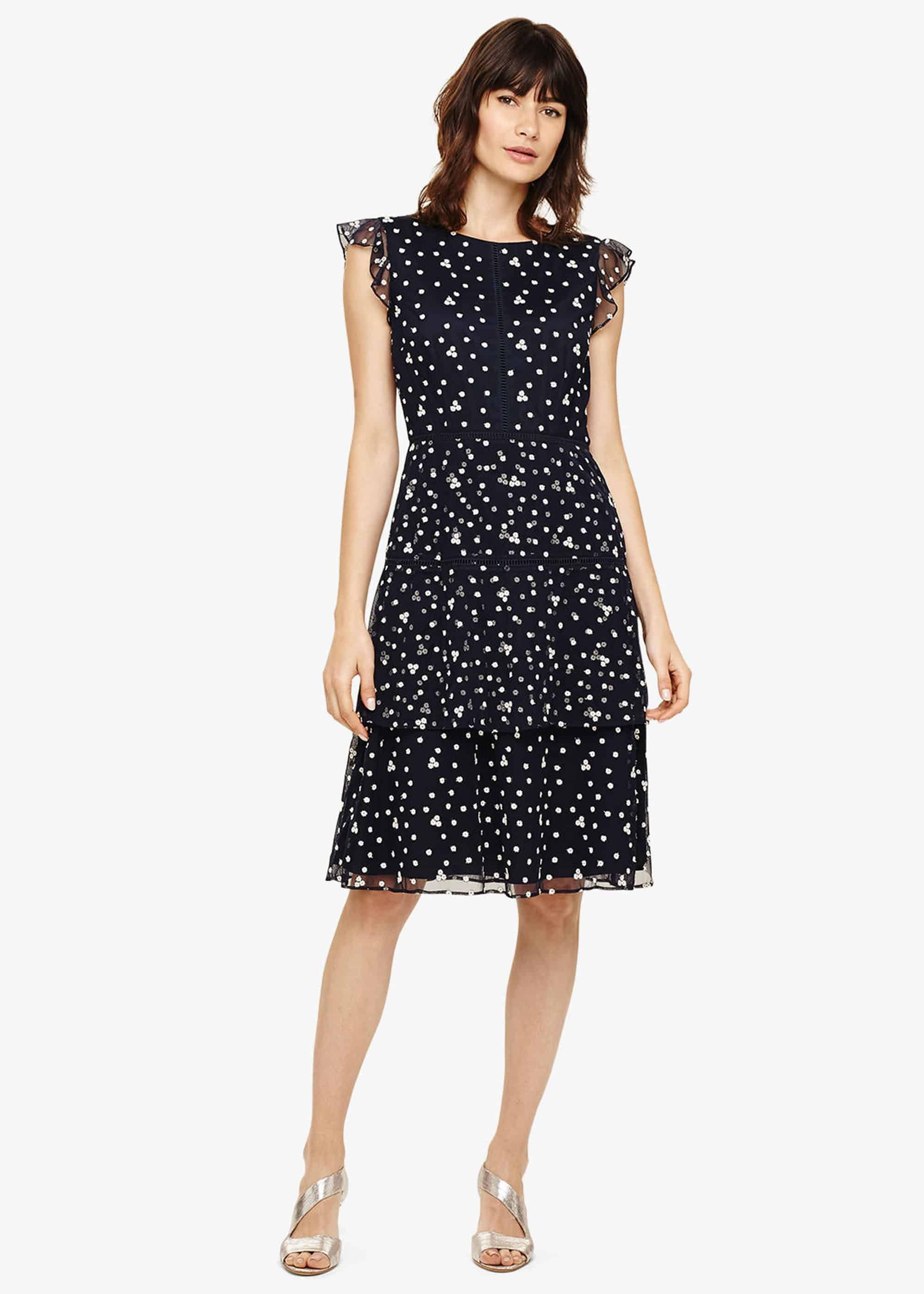 Bea Embroidered Daisy Dress