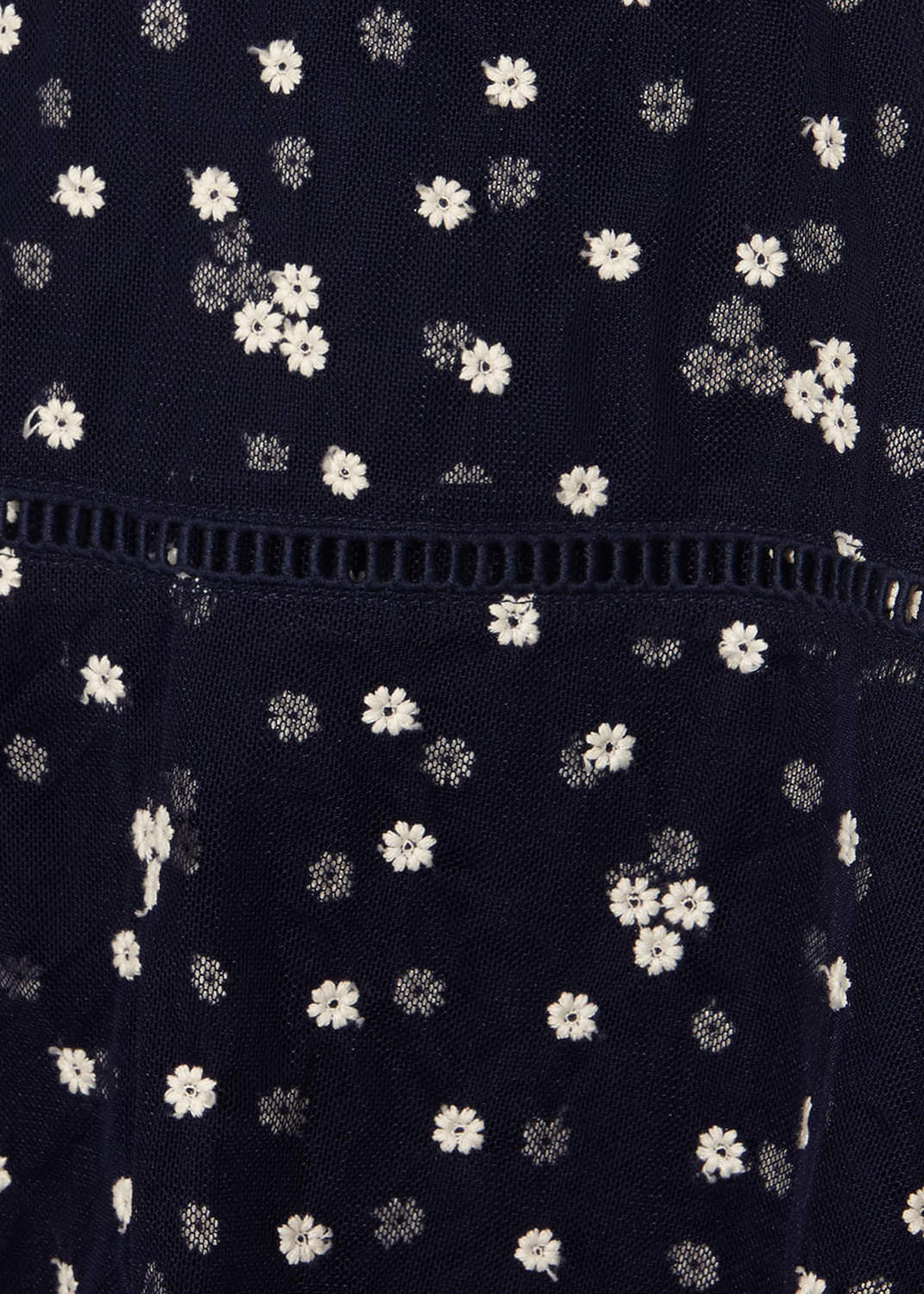Bea Embroidered Daisy Dress