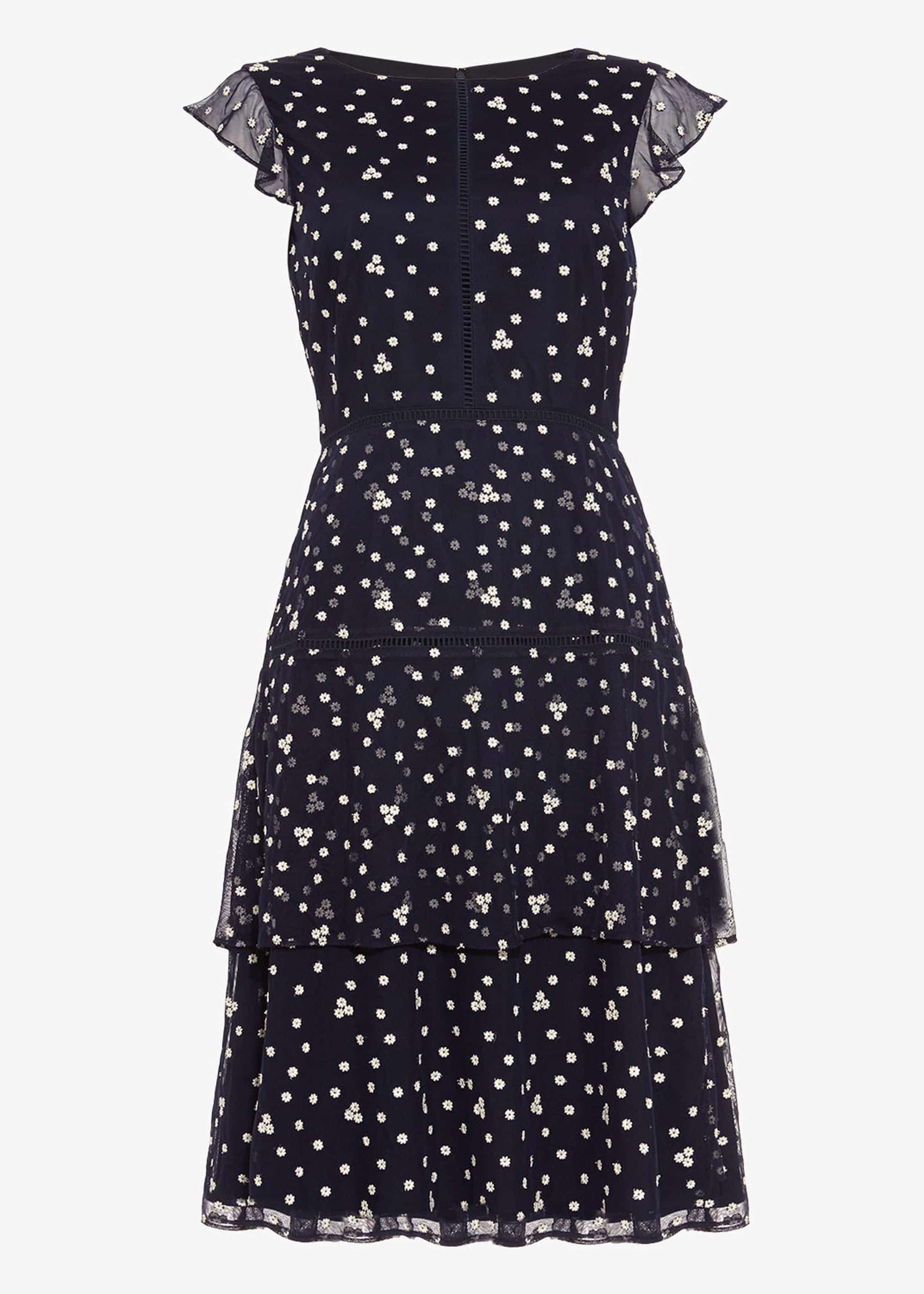 Bea Embroidered Daisy Dress