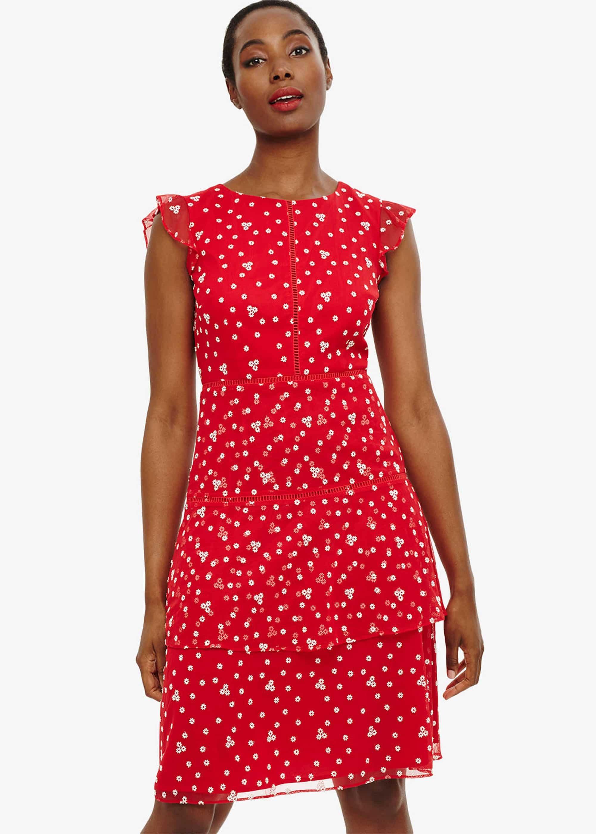 Bea Embroidered Daisy Dress
