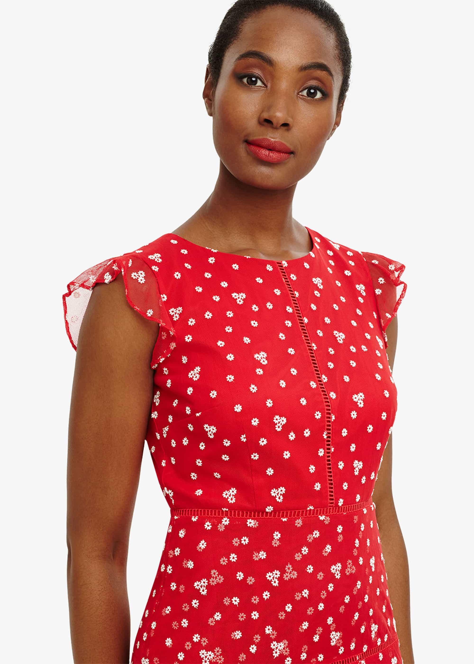 Bea Embroidered Daisy Dress