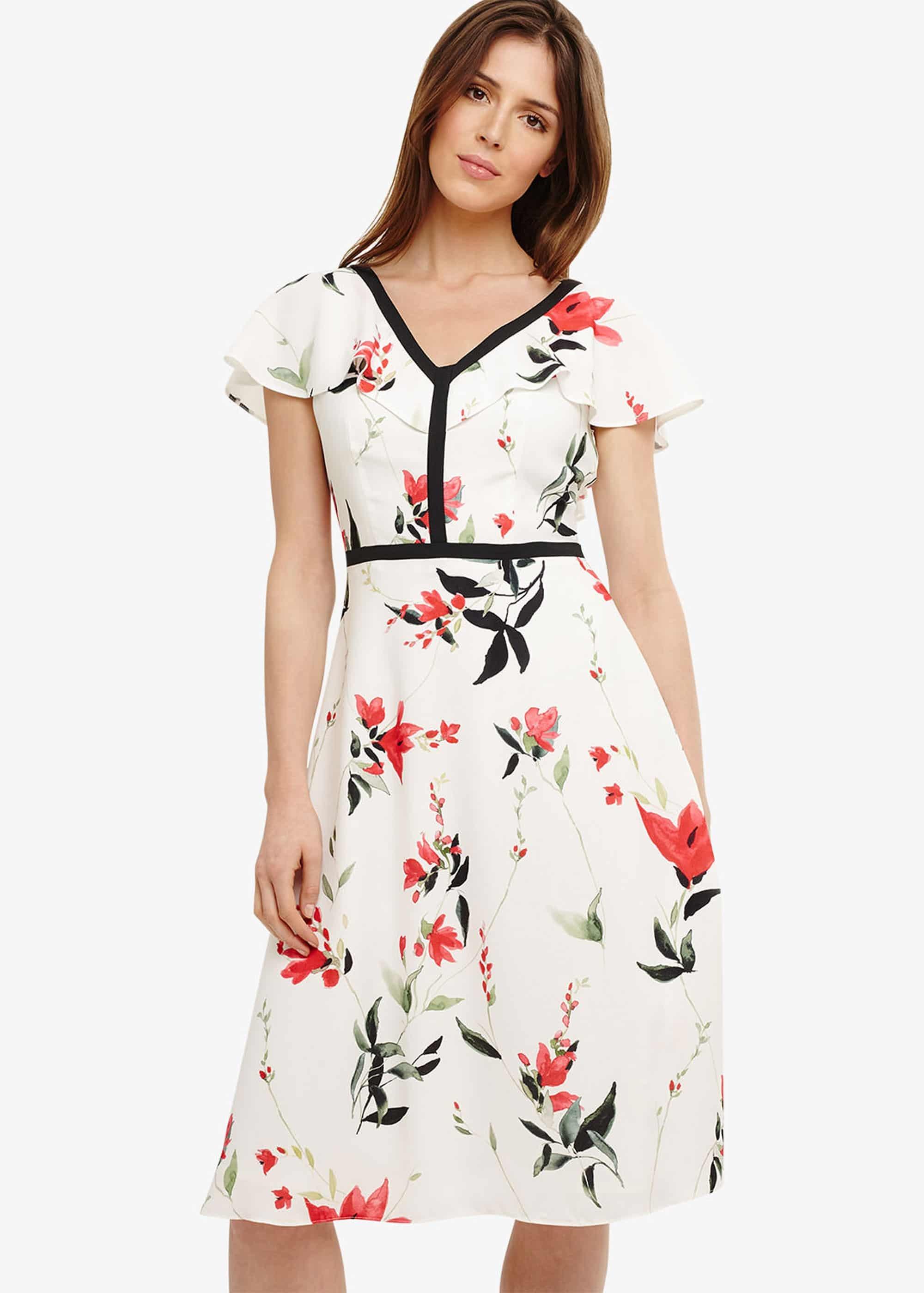 Caylana Poppy Floral Dress