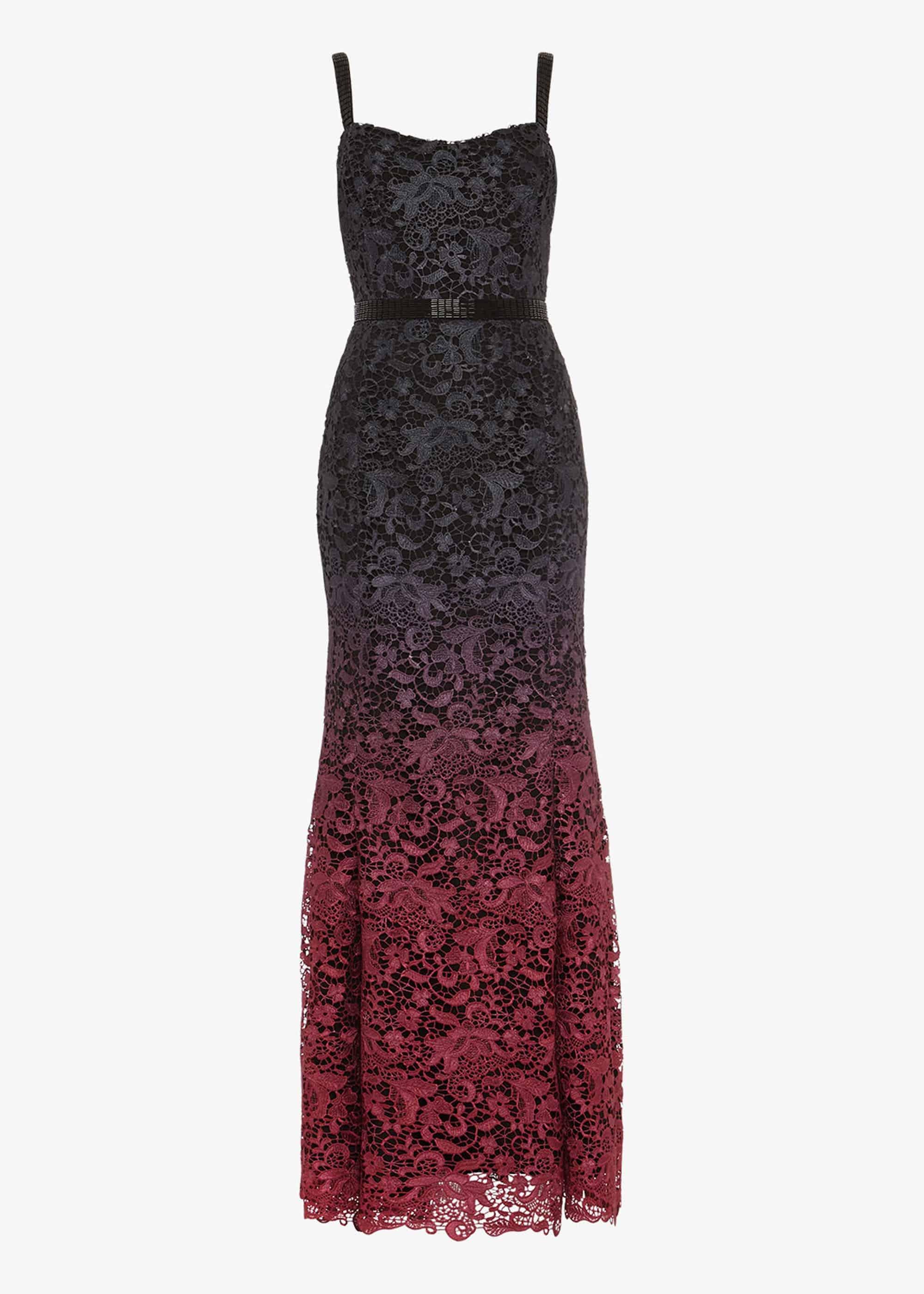 Azura Dip Dye Lace Maxi Dress | Phase Eight ROW |