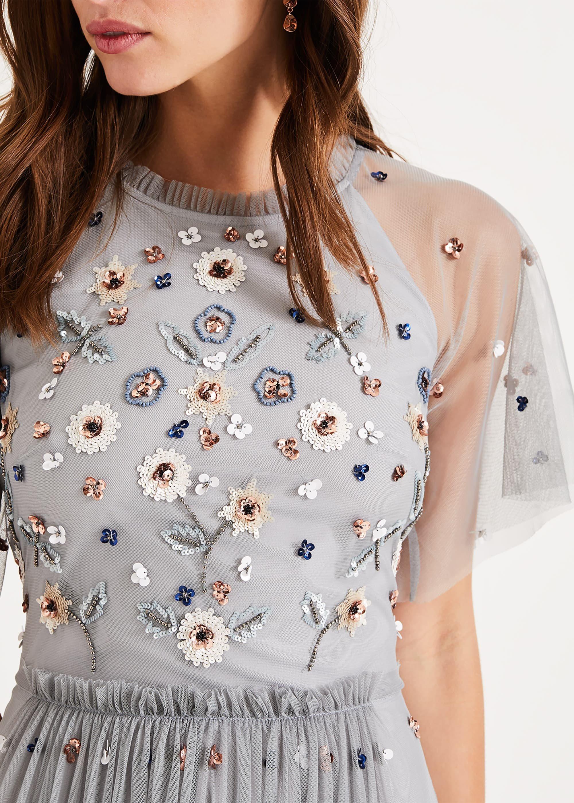 Celestra Embellished Maxi Dress