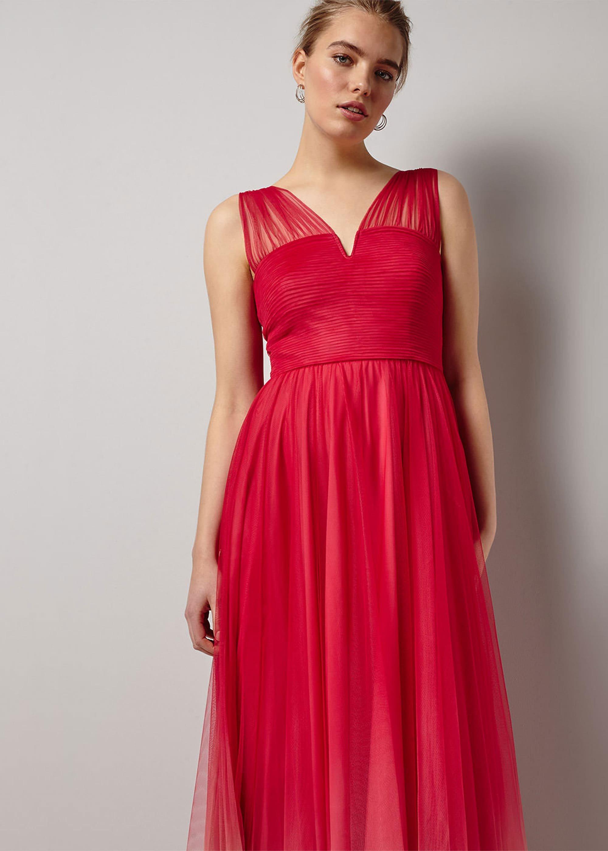 Aya Tulle Dip Dyed Maxi Dress