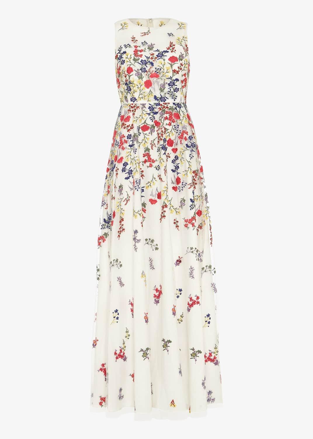 Anastacia Embroidered Maxi Dress