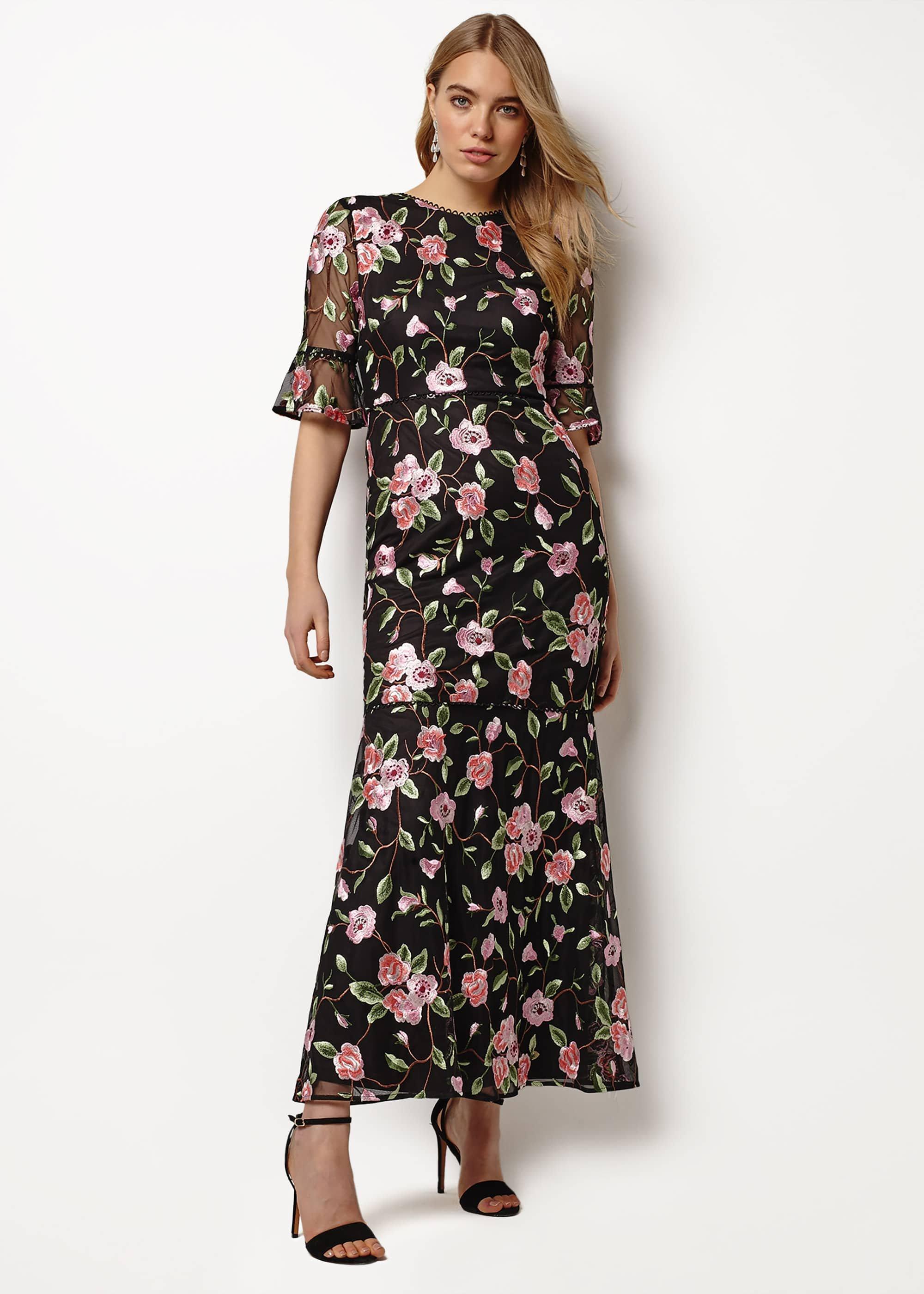 Antonette Embroidered Maxi Dress