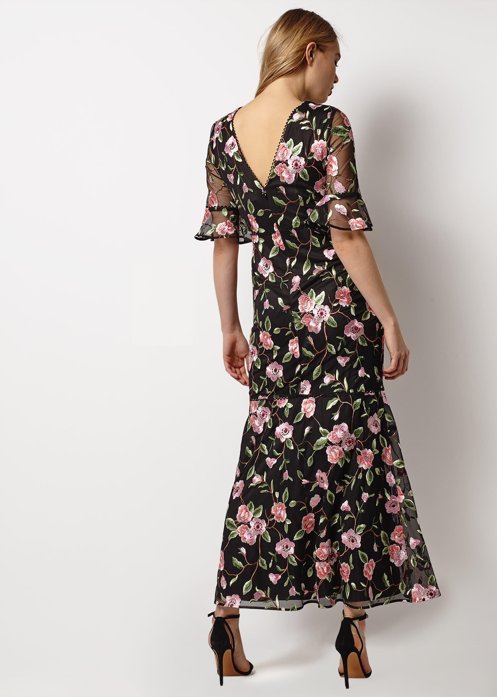 Antonette Embroidered Maxi Dress