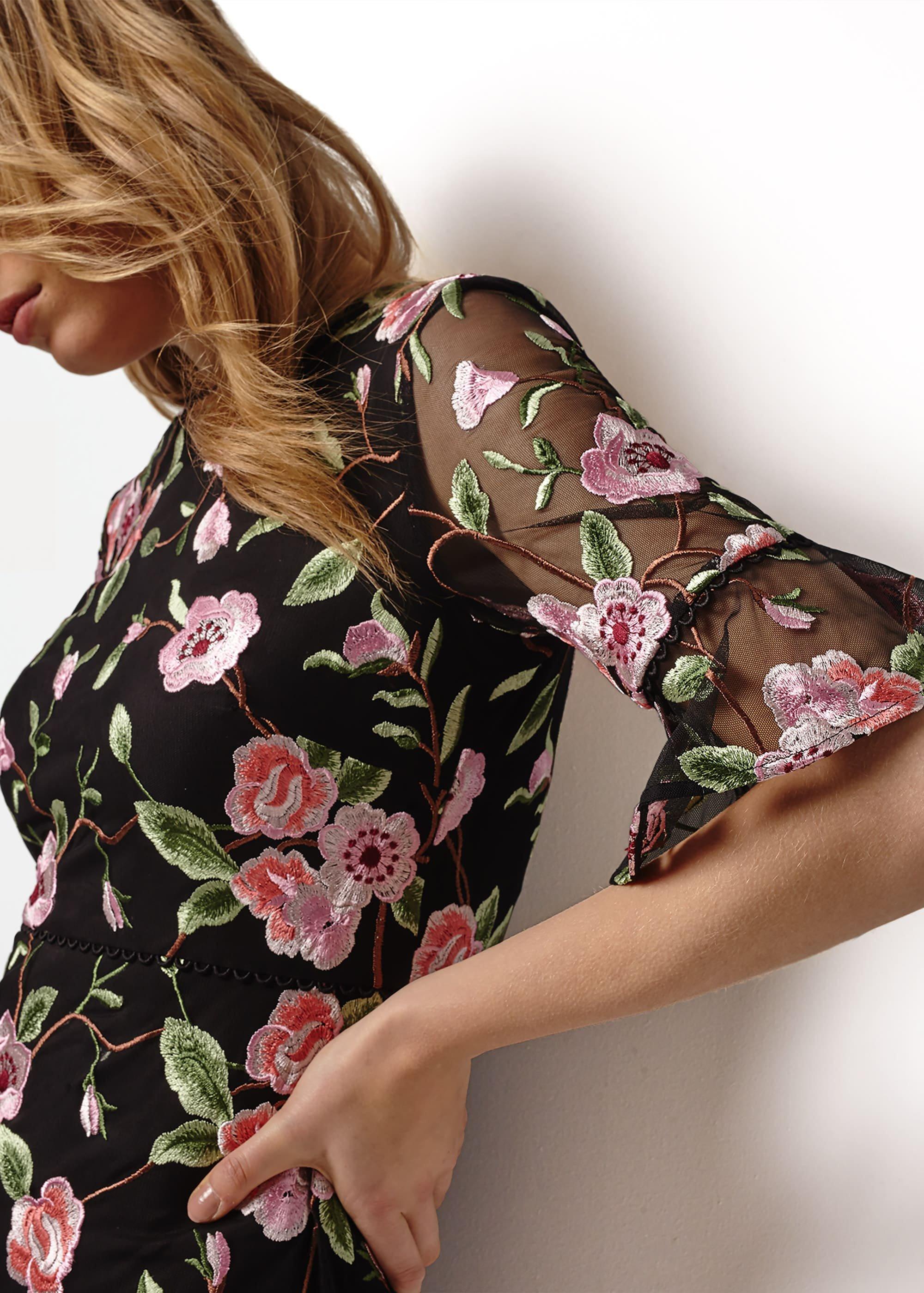 Antonette Embroidered Maxi Dress