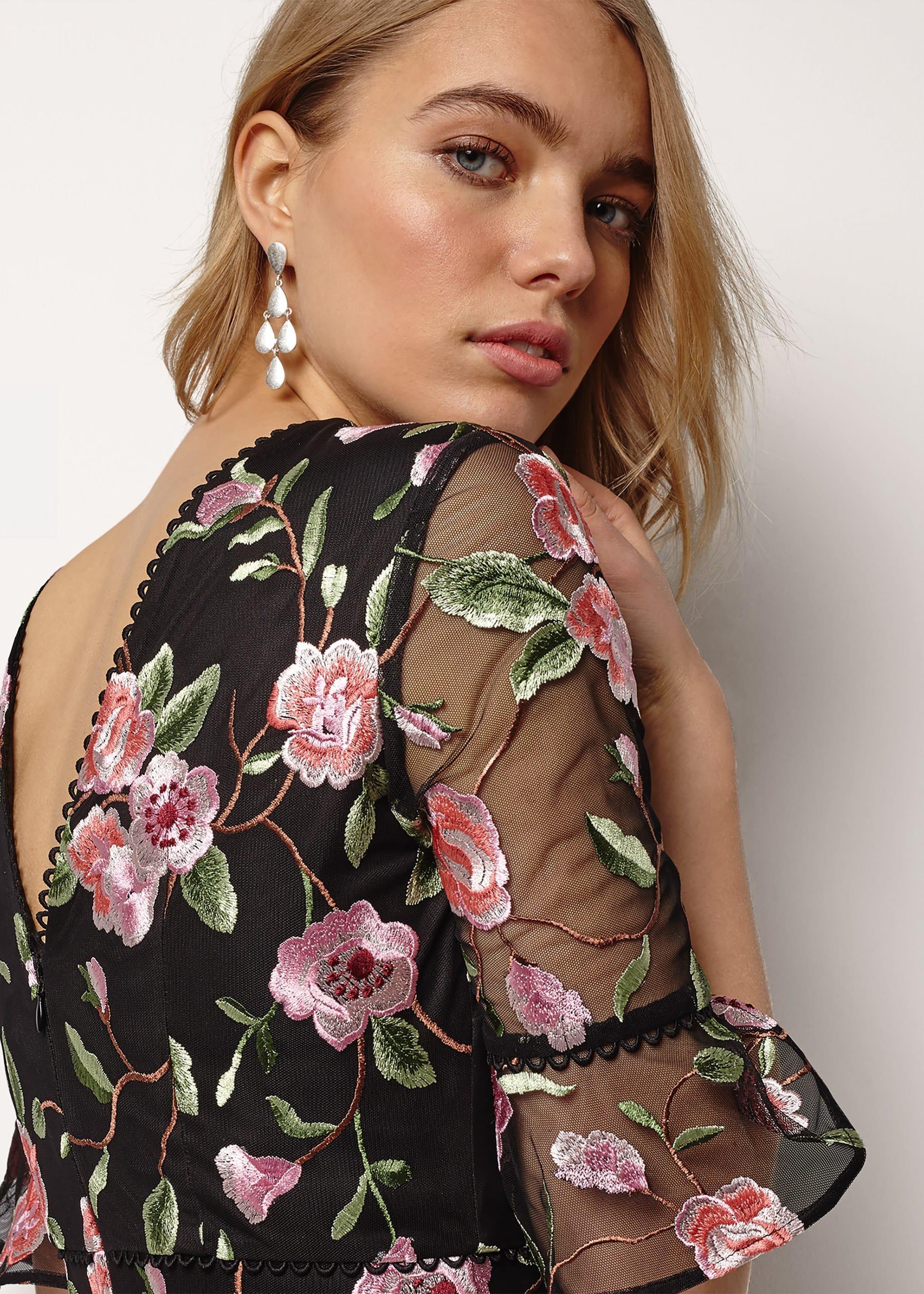 Antonette Embroidered Maxi Dress