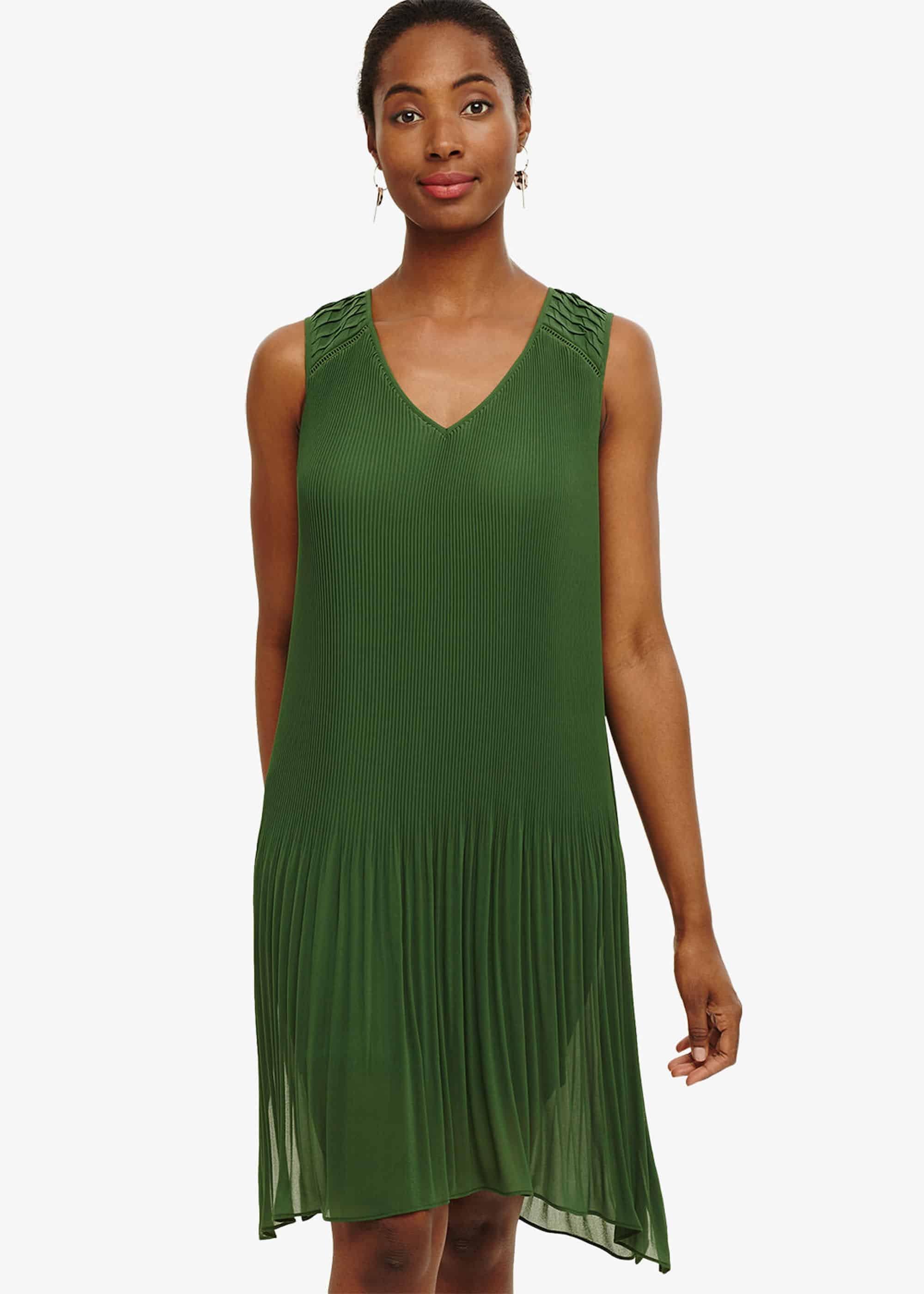 Amalie Pleated Dress