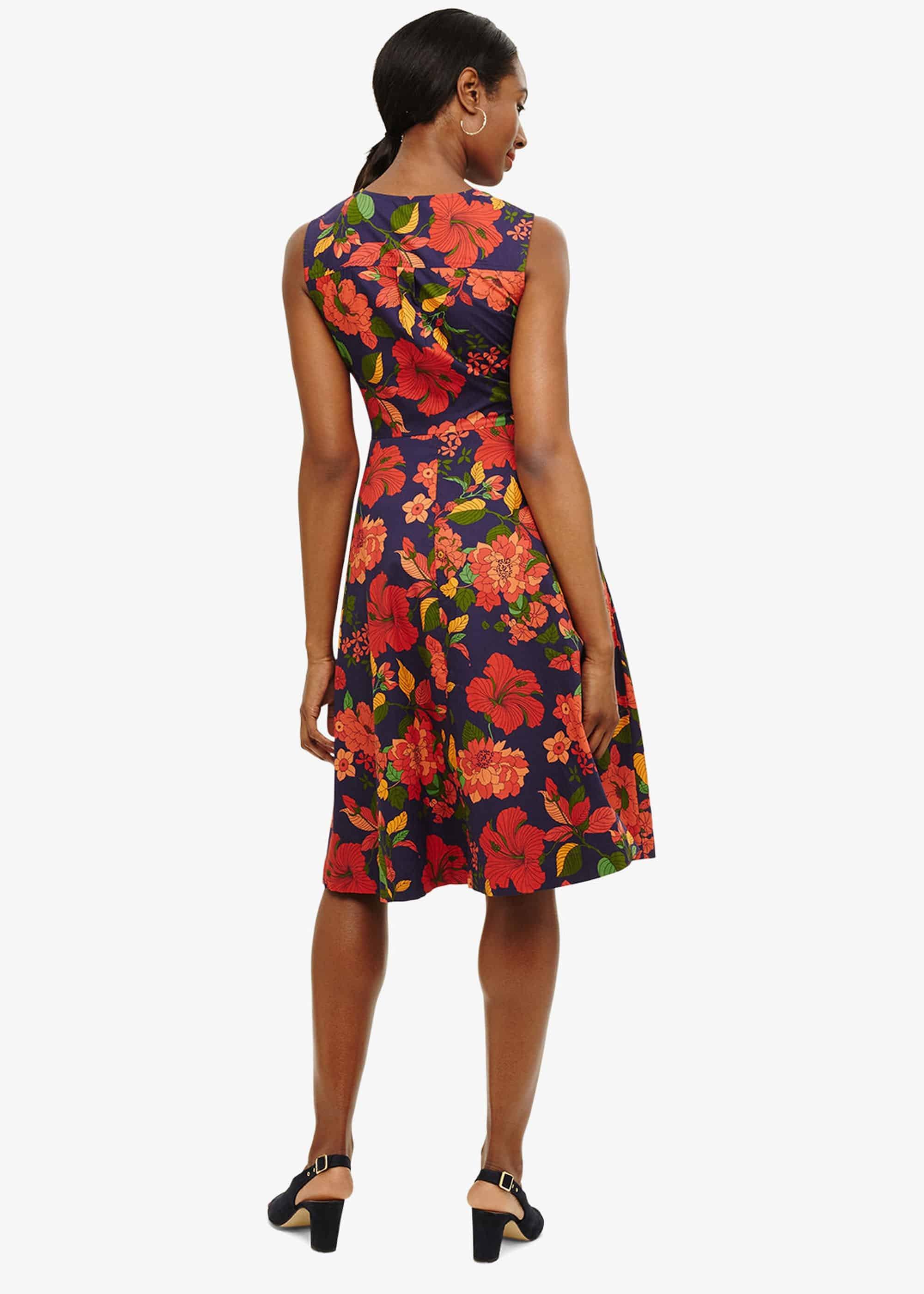 Cilla Floral Fit And Flare Dress