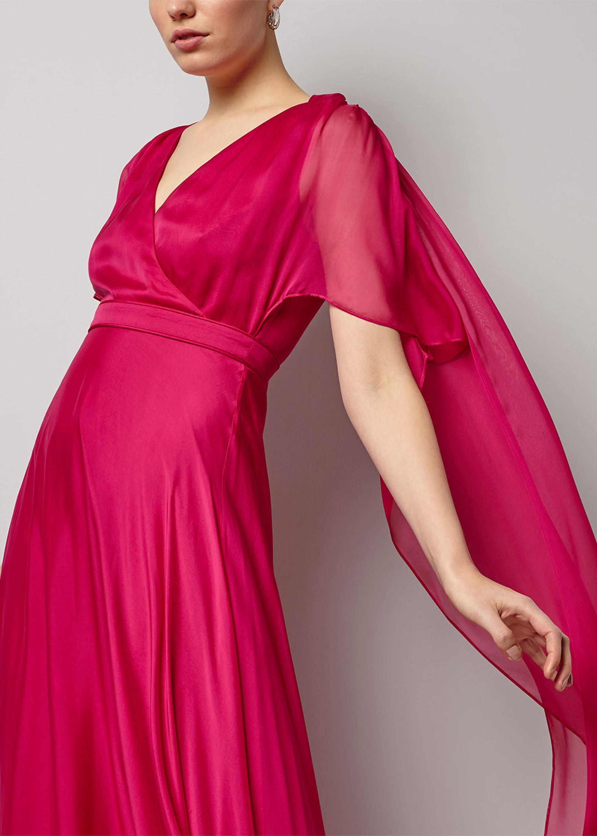Arwen Silk Drape Dress