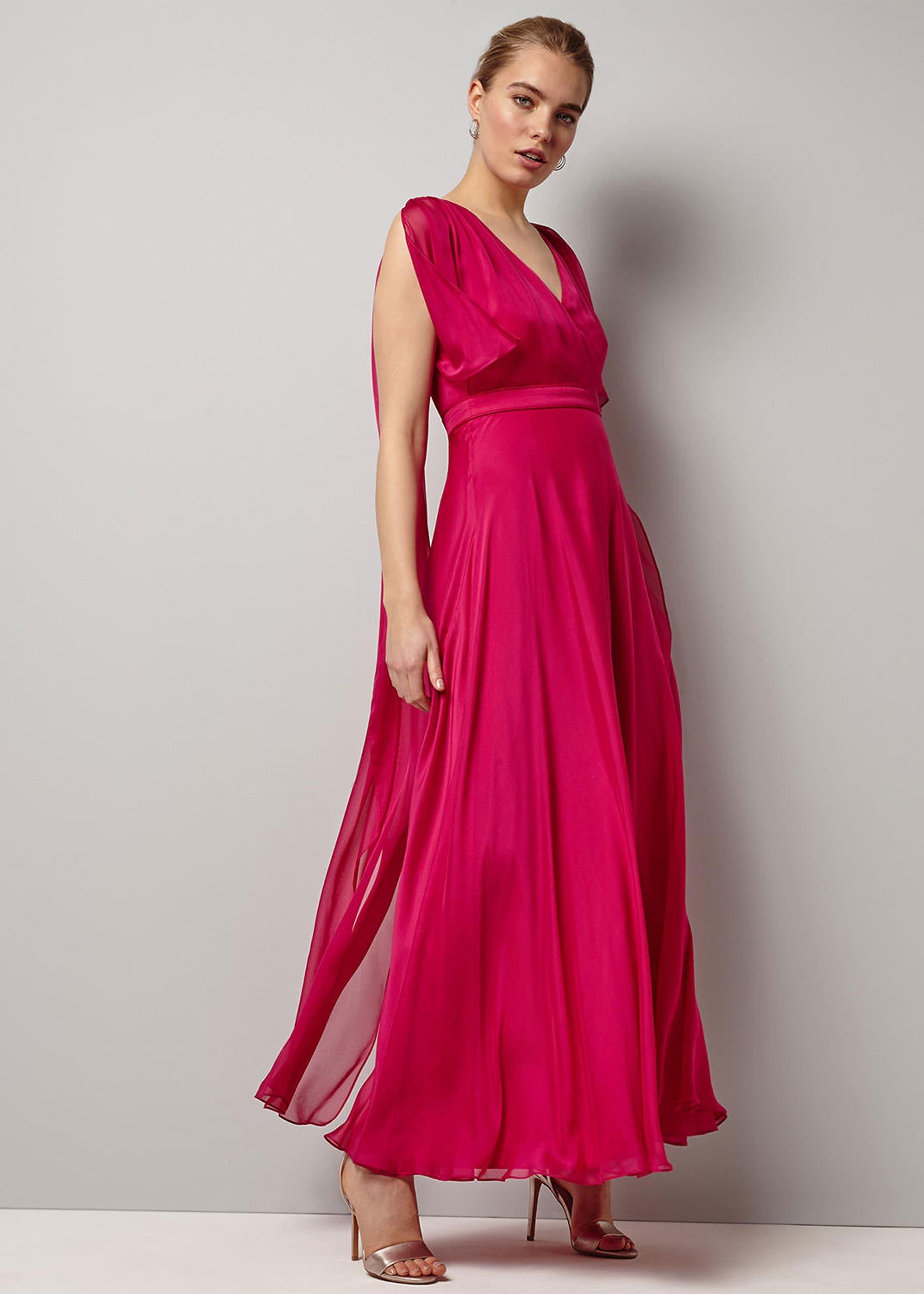 Arwen Silk Drape Dress