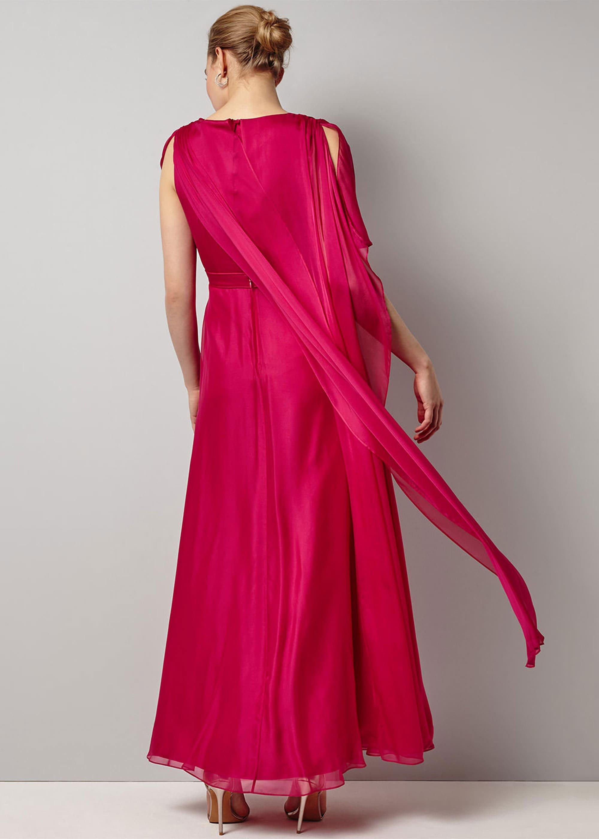 Arwen Silk Drape Dress