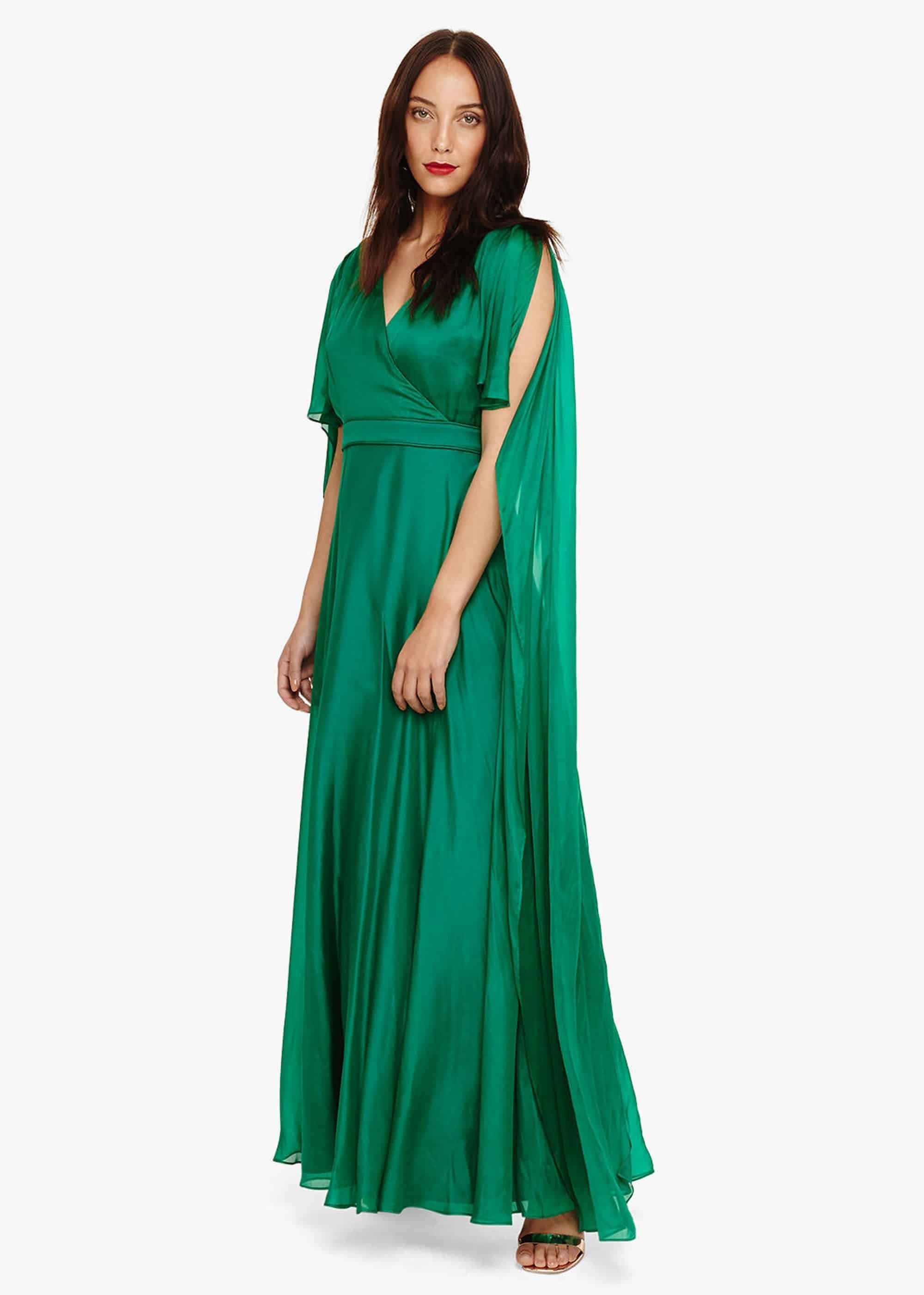 Arwen Silk Drape Dress