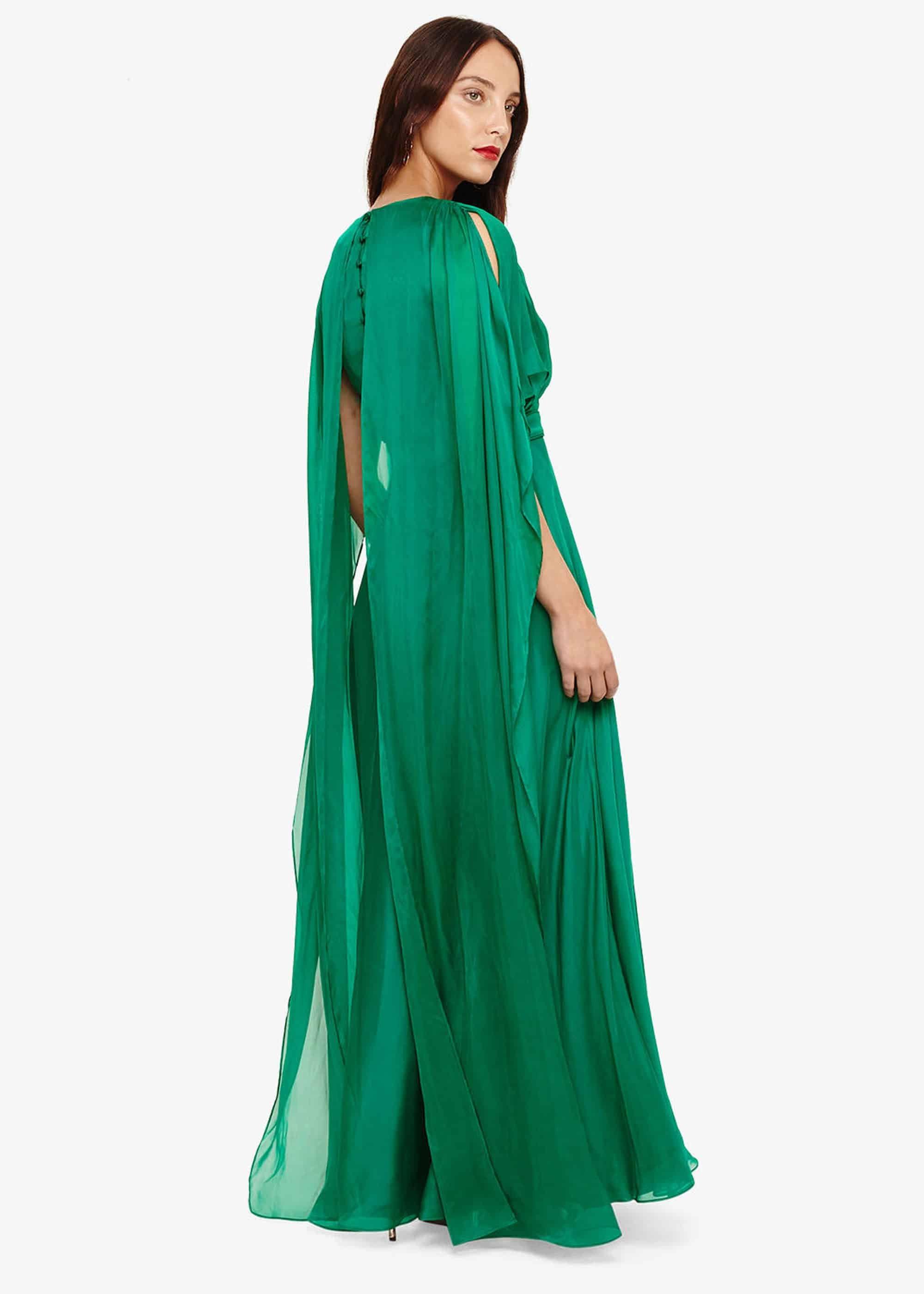 Arwen Silk Drape Dress