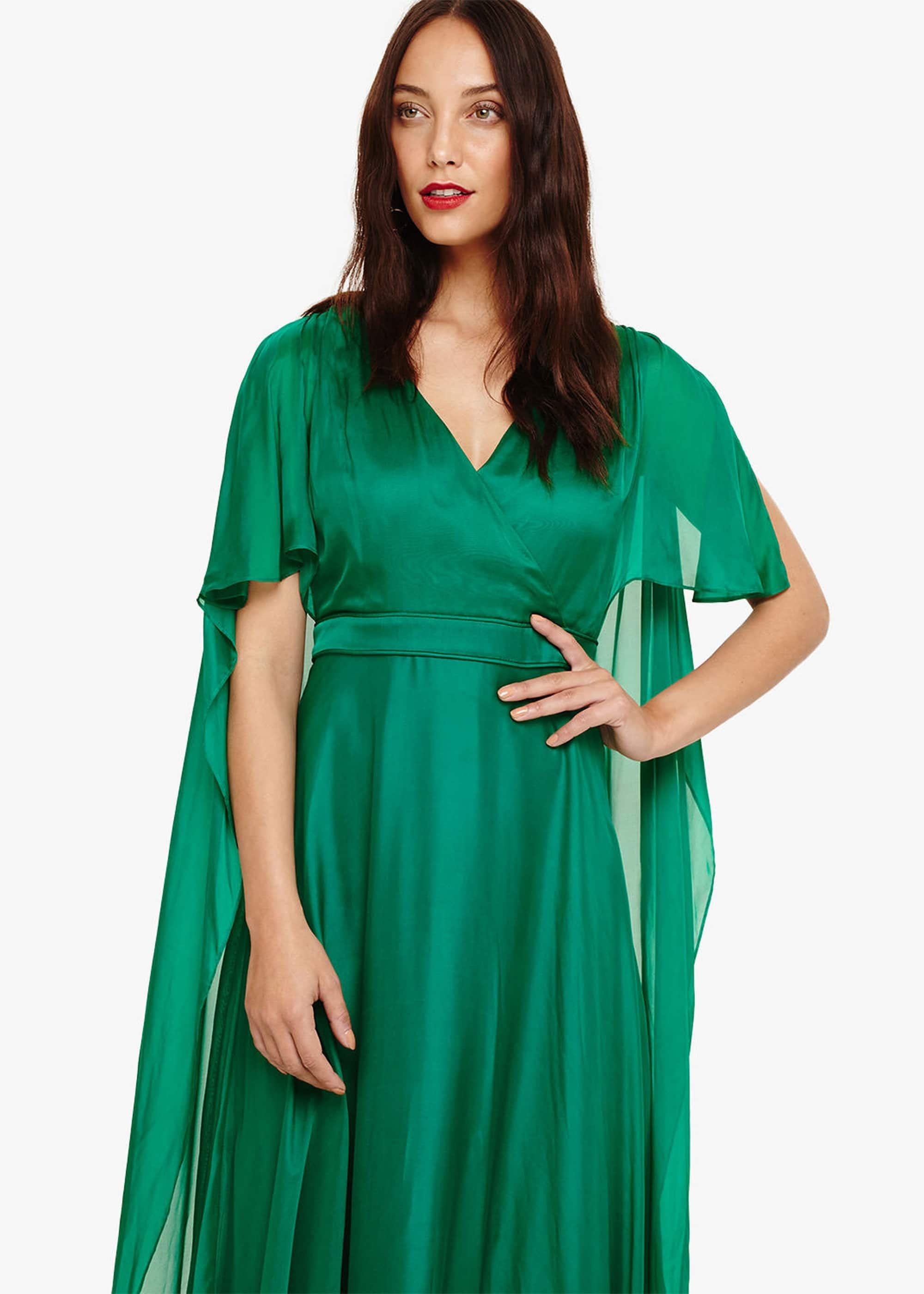 Arwen Silk Drape Dress