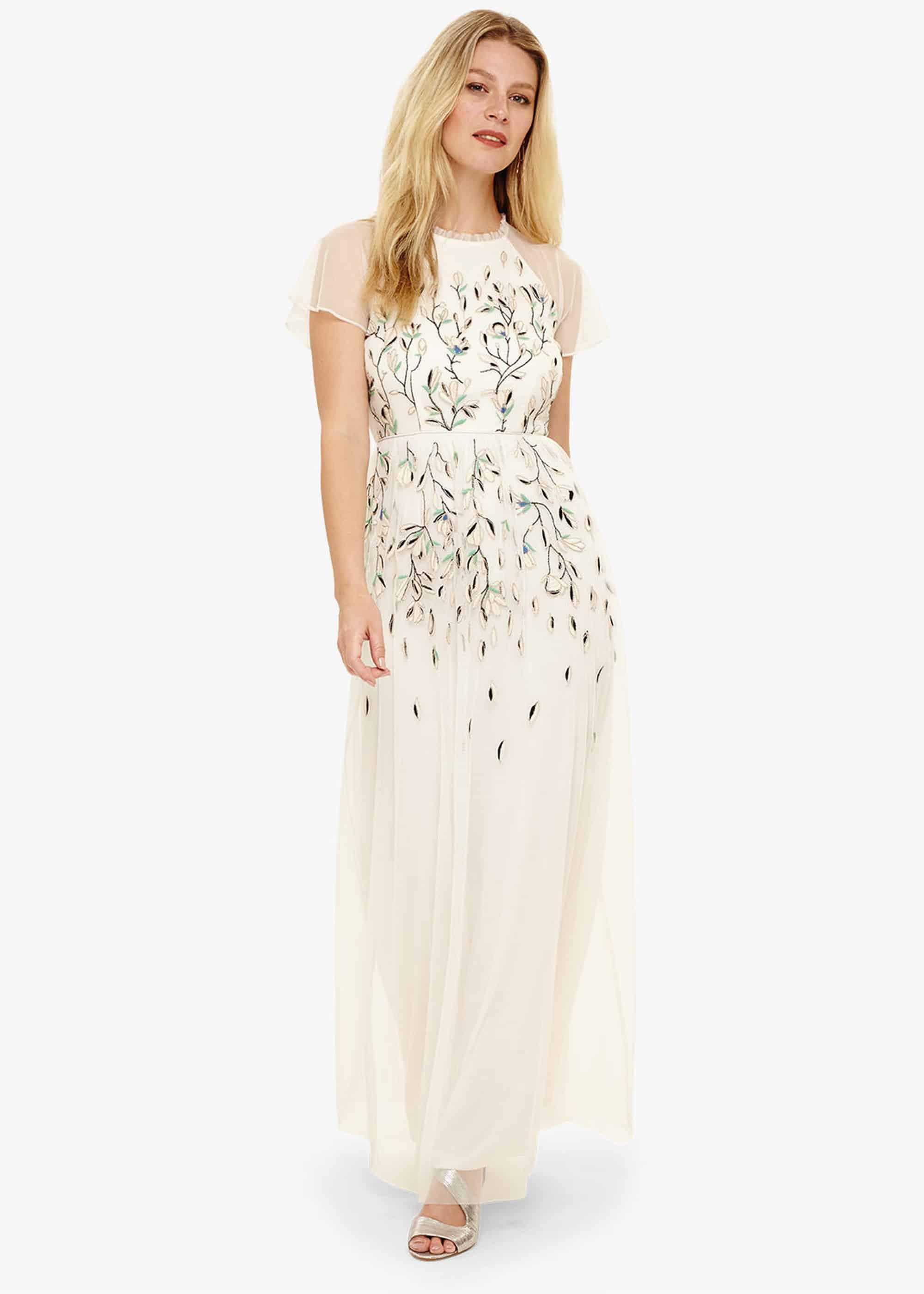 Colette Embroidered Maxi Dress
