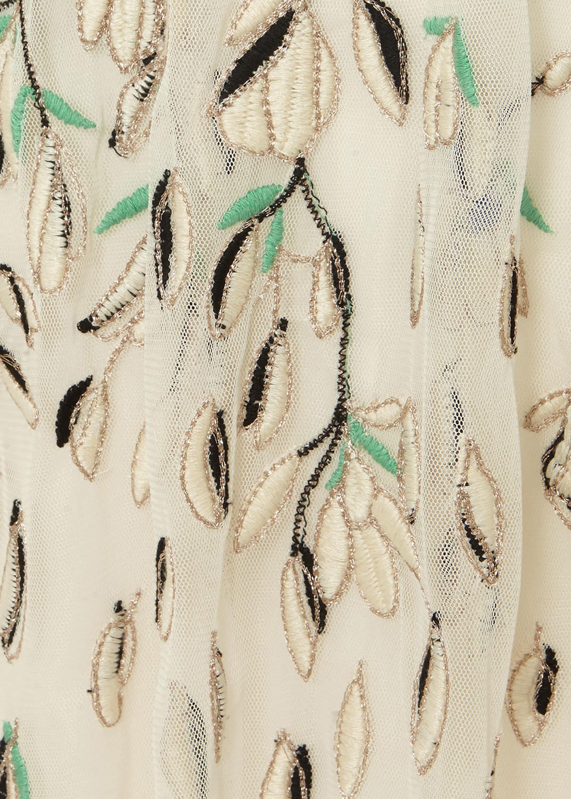 Colette Embroidered Maxi Dress