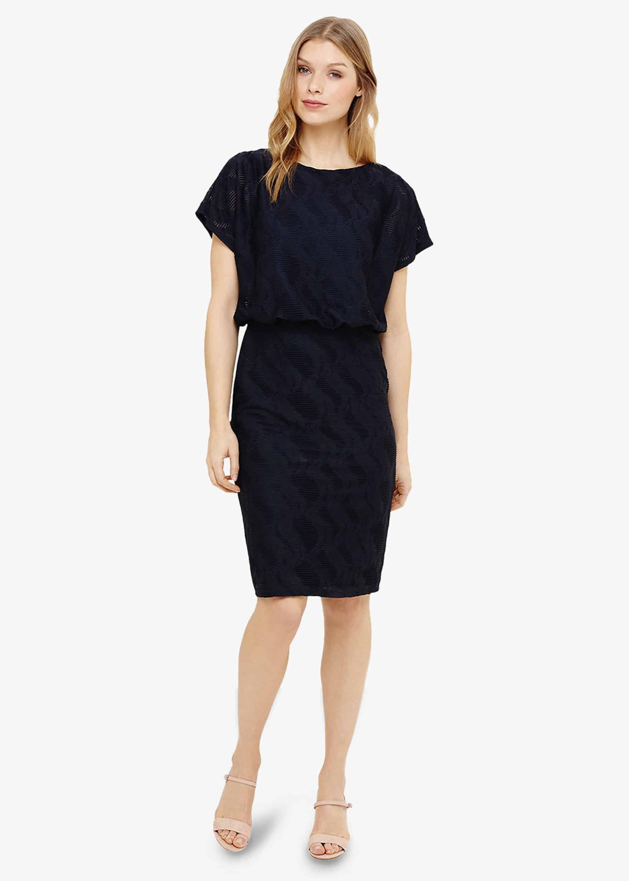 Temple Textured Blouson Dress