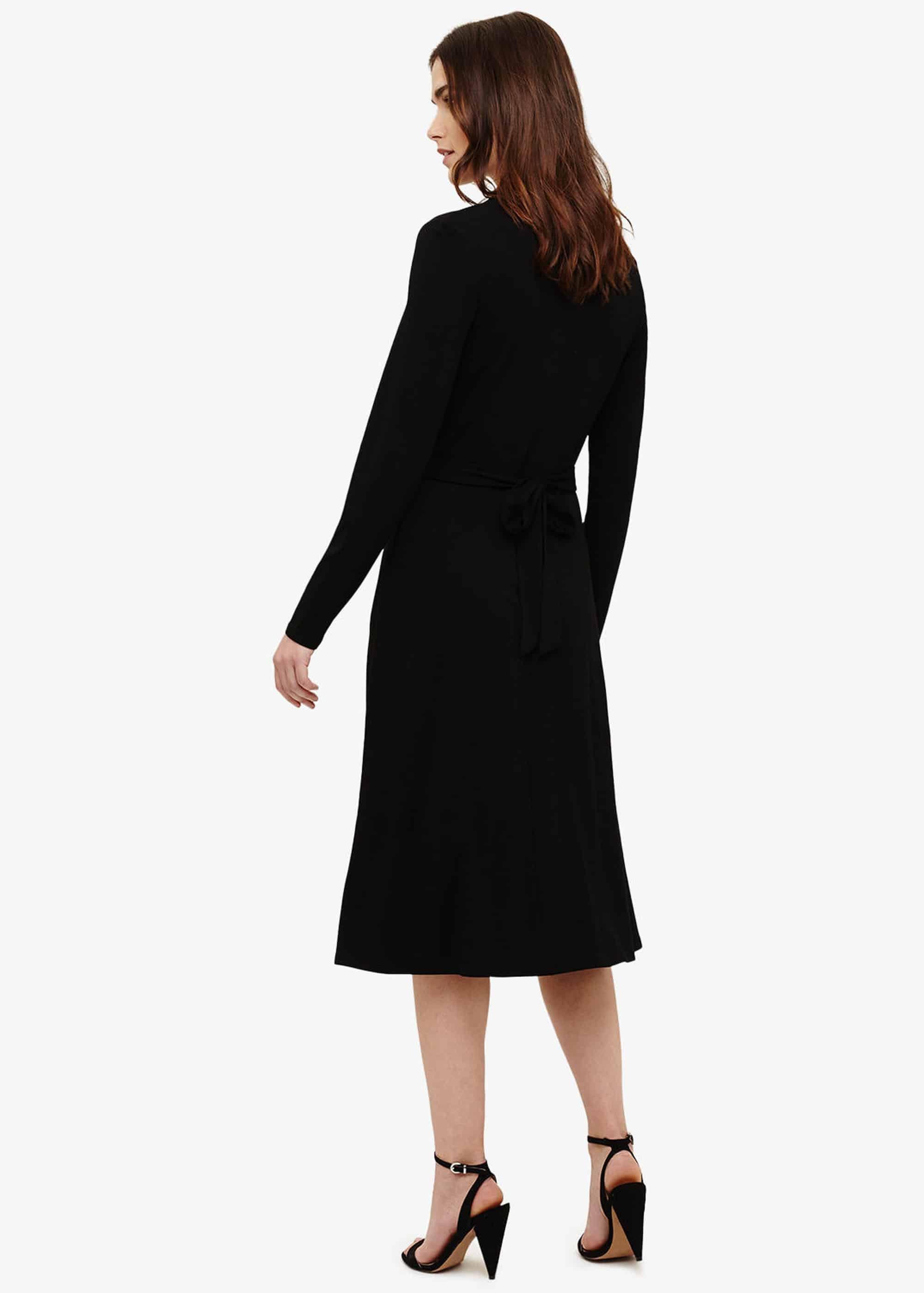 Pauline Pleated Wrap Dress