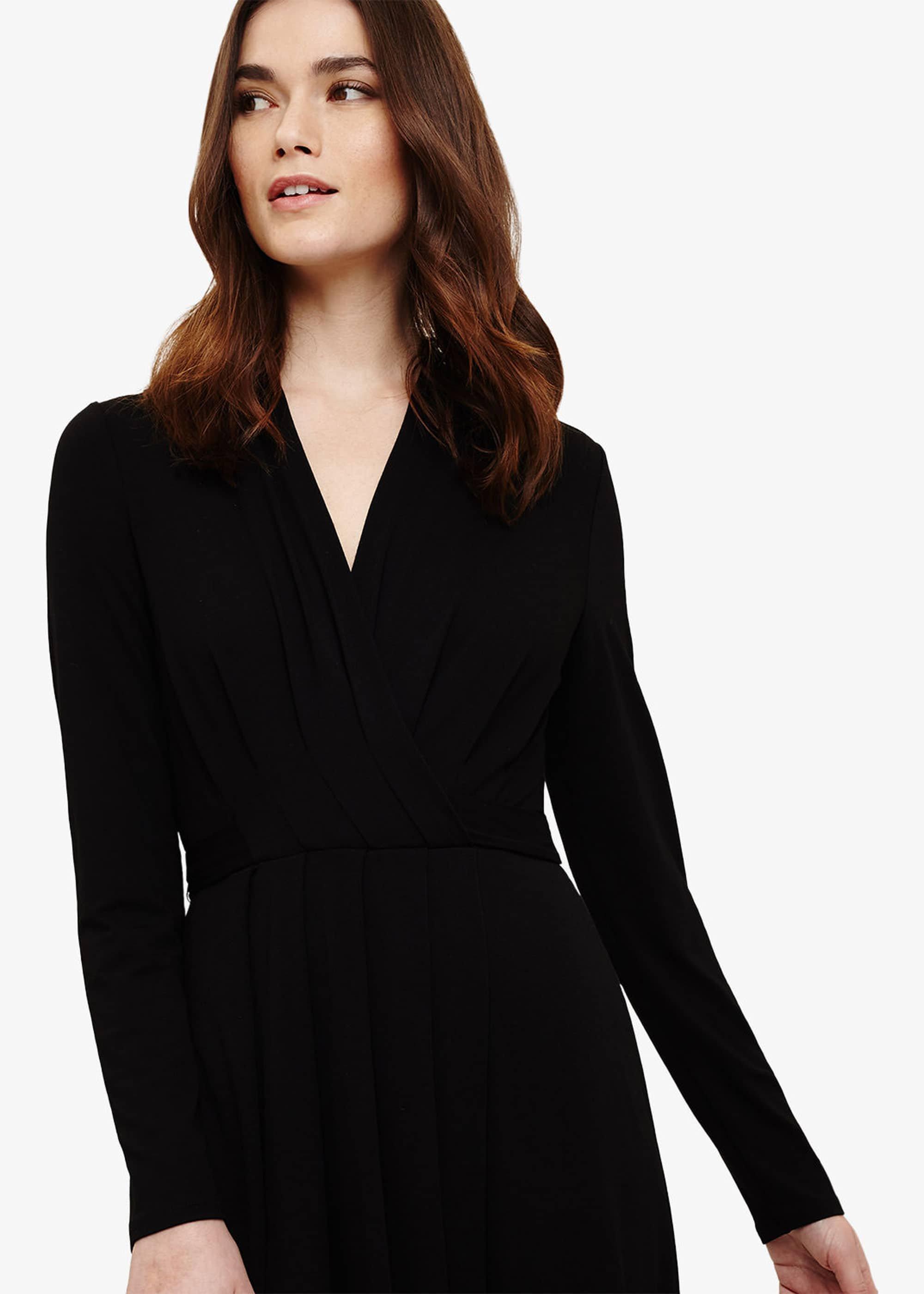 Pauline Pleated Wrap Dress