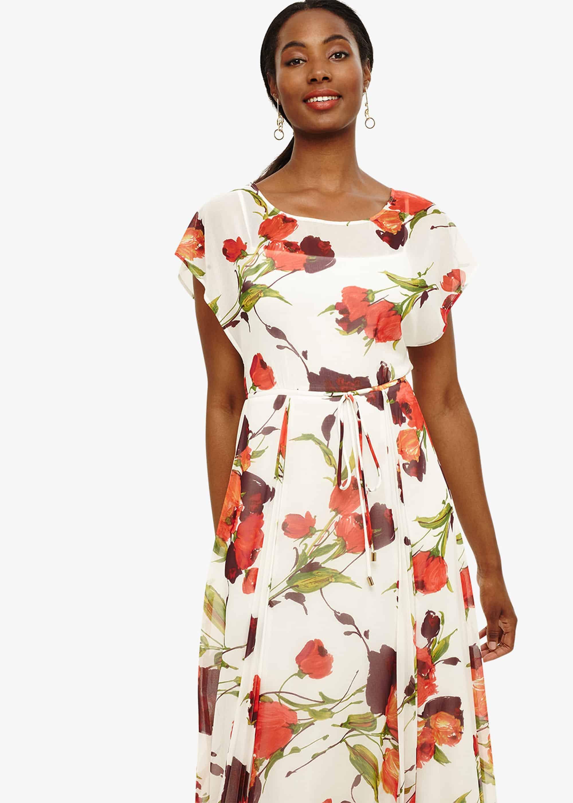 Candelia Print Maxi Dress