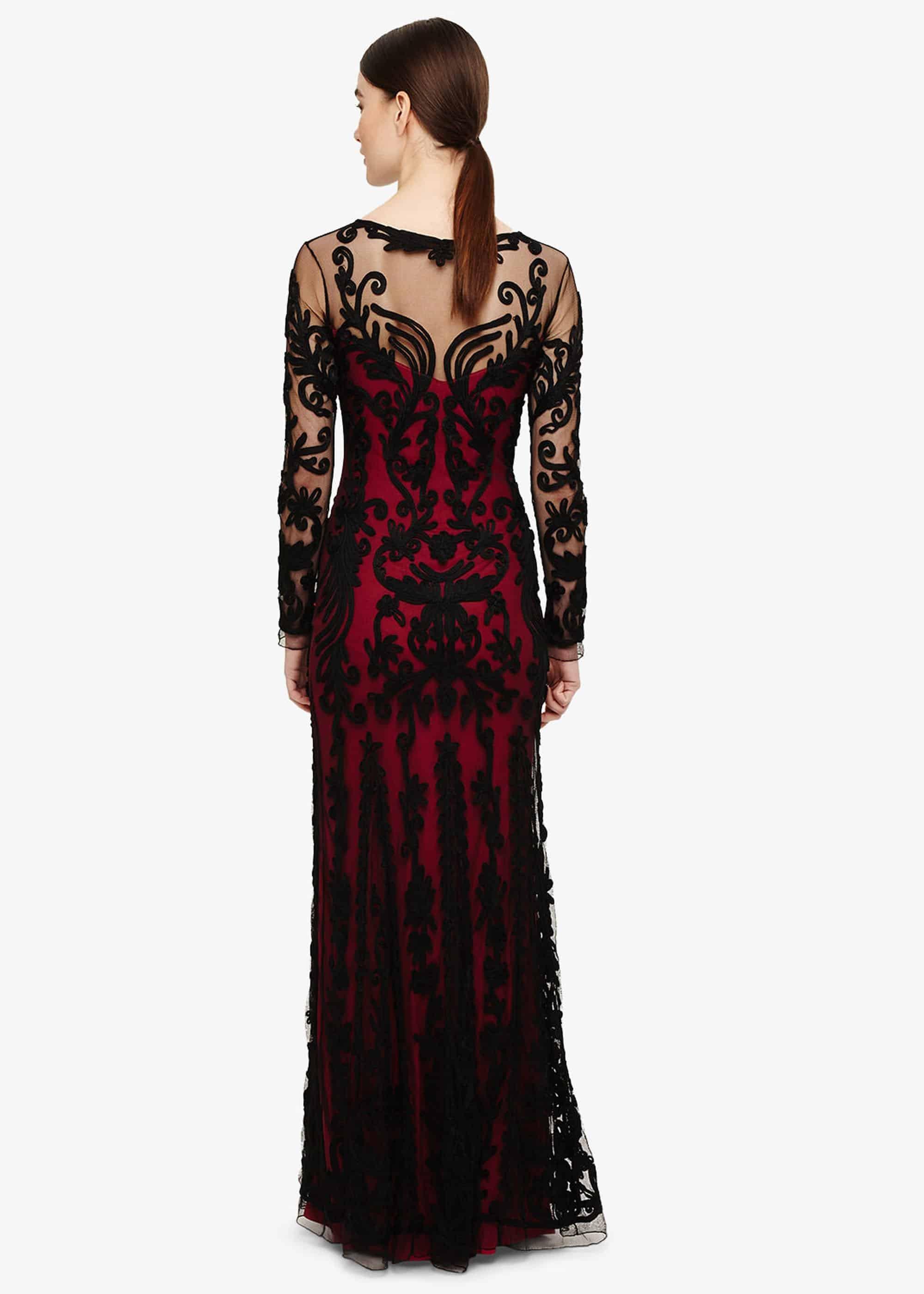 Cosima Tapework Lace Maxi Dress