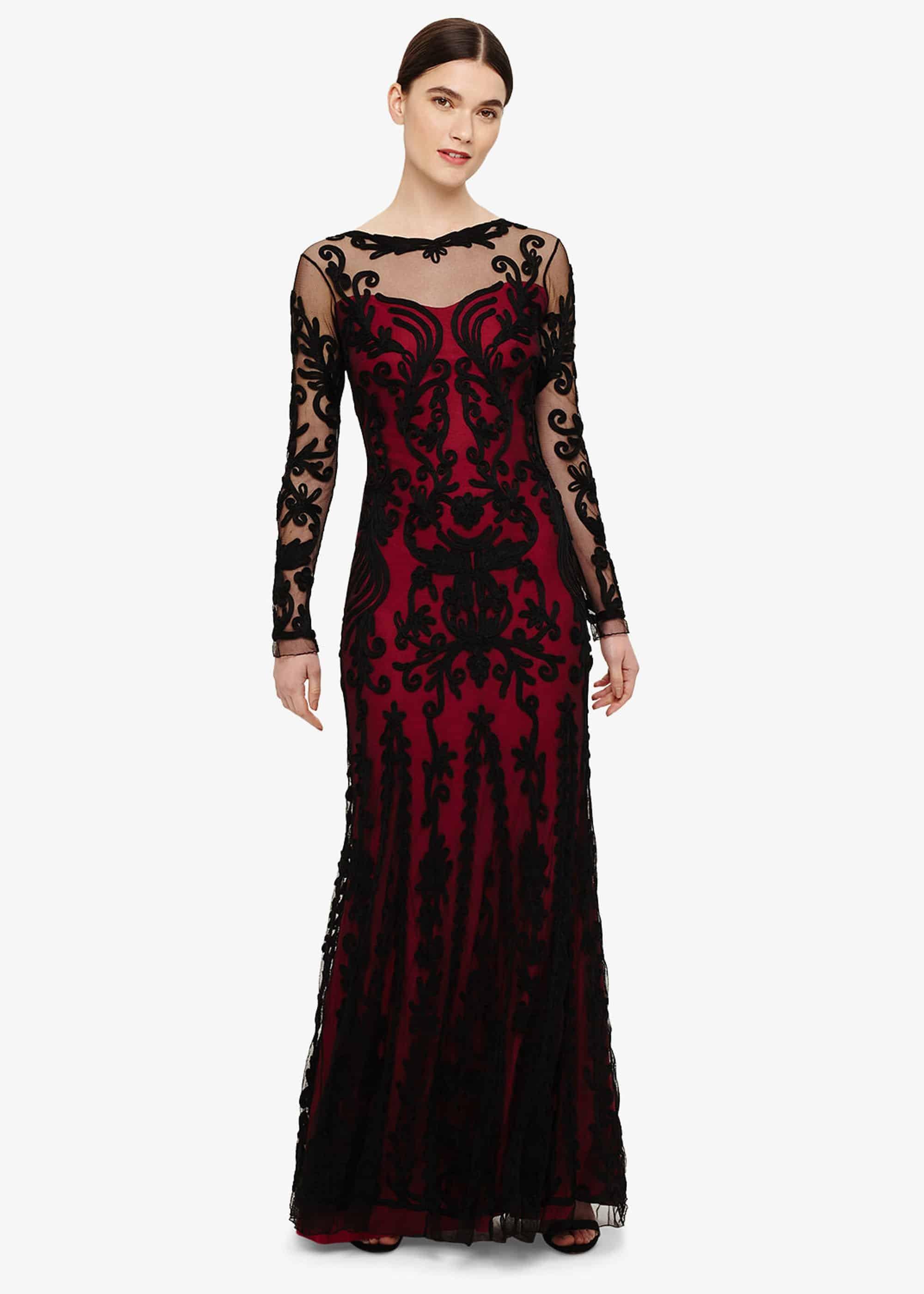 Cosima Tapework Lace Maxi Dress