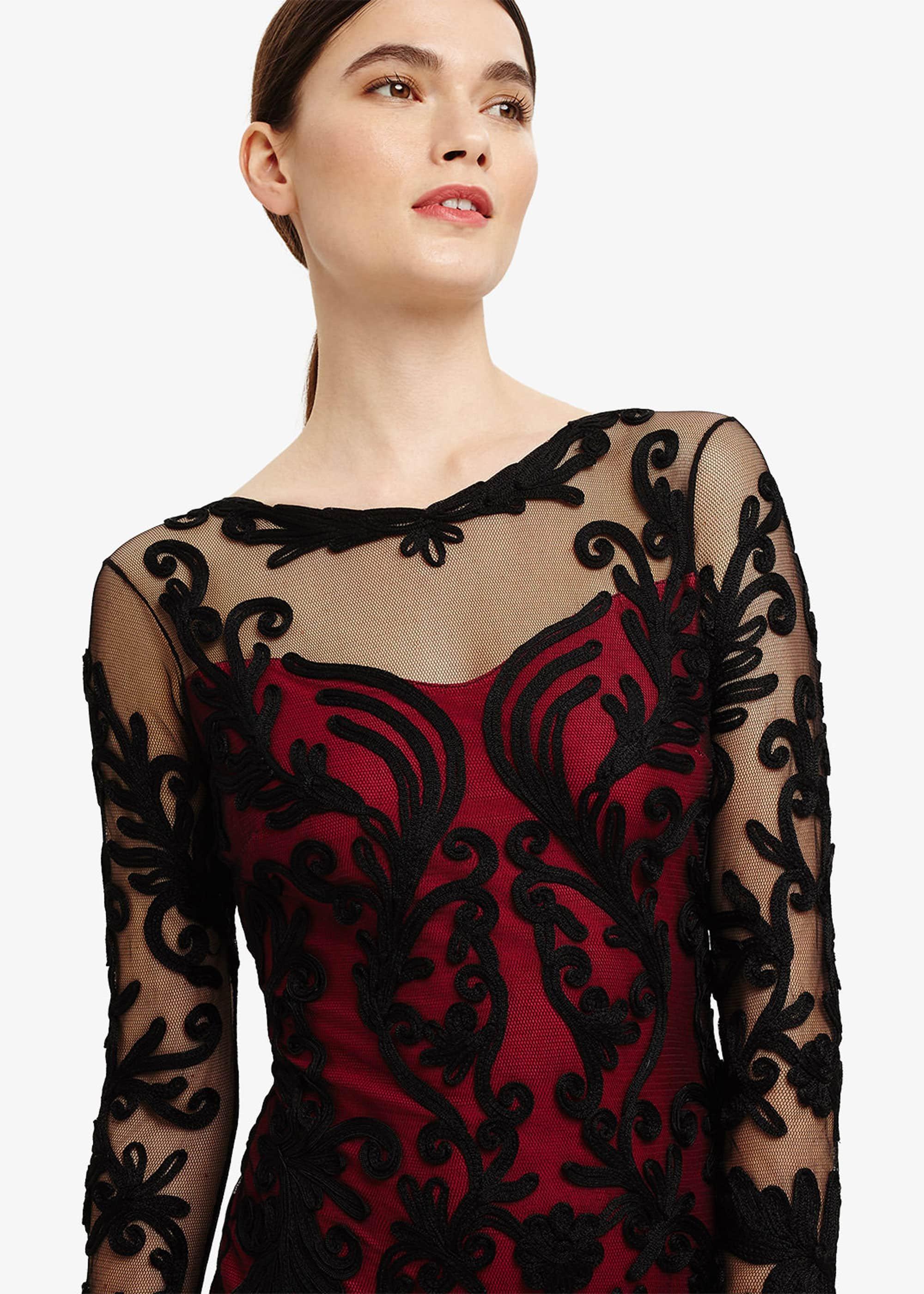 Cosima Tapework Lace Maxi Dress