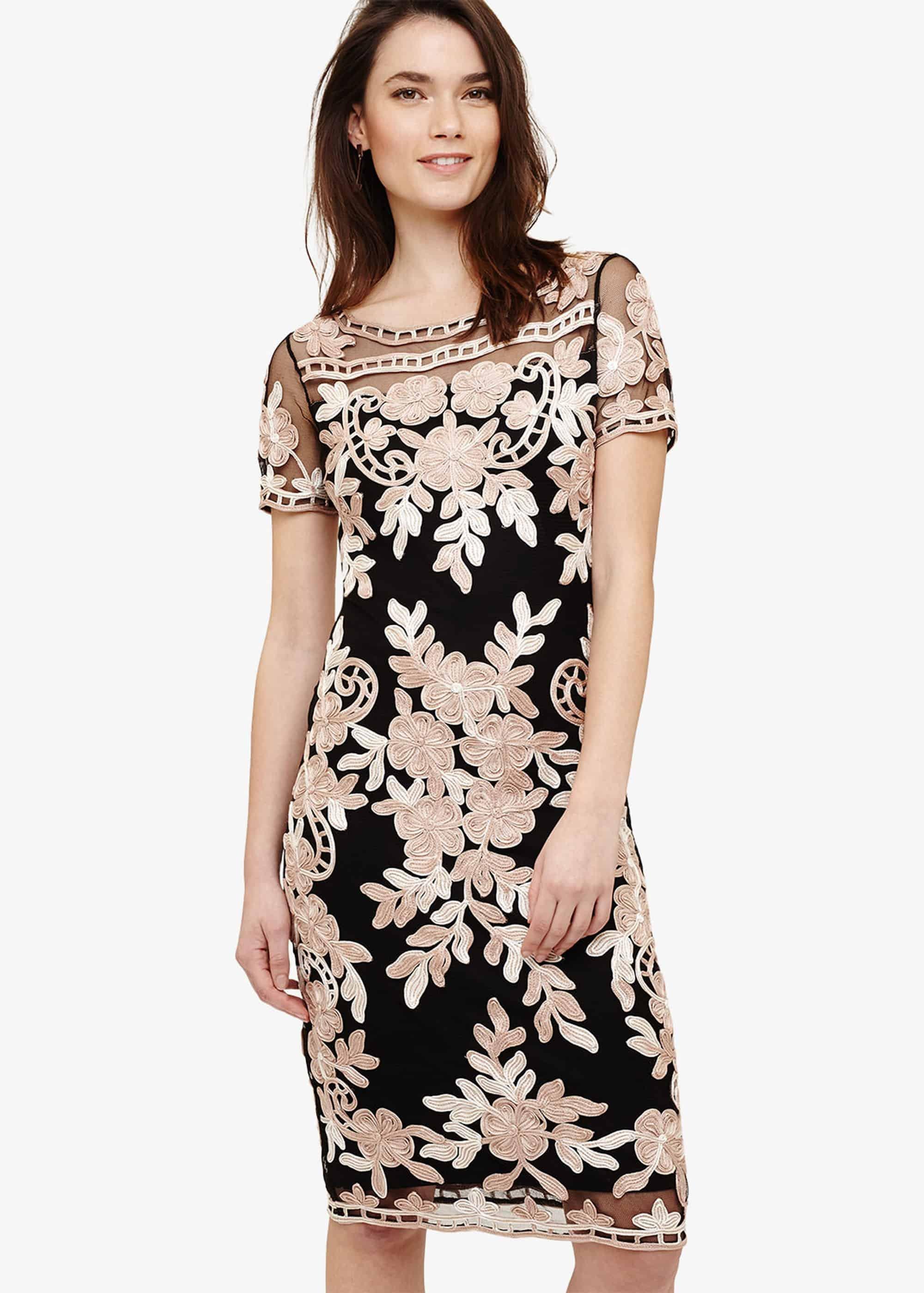 Sienna Tapework Lace Dress