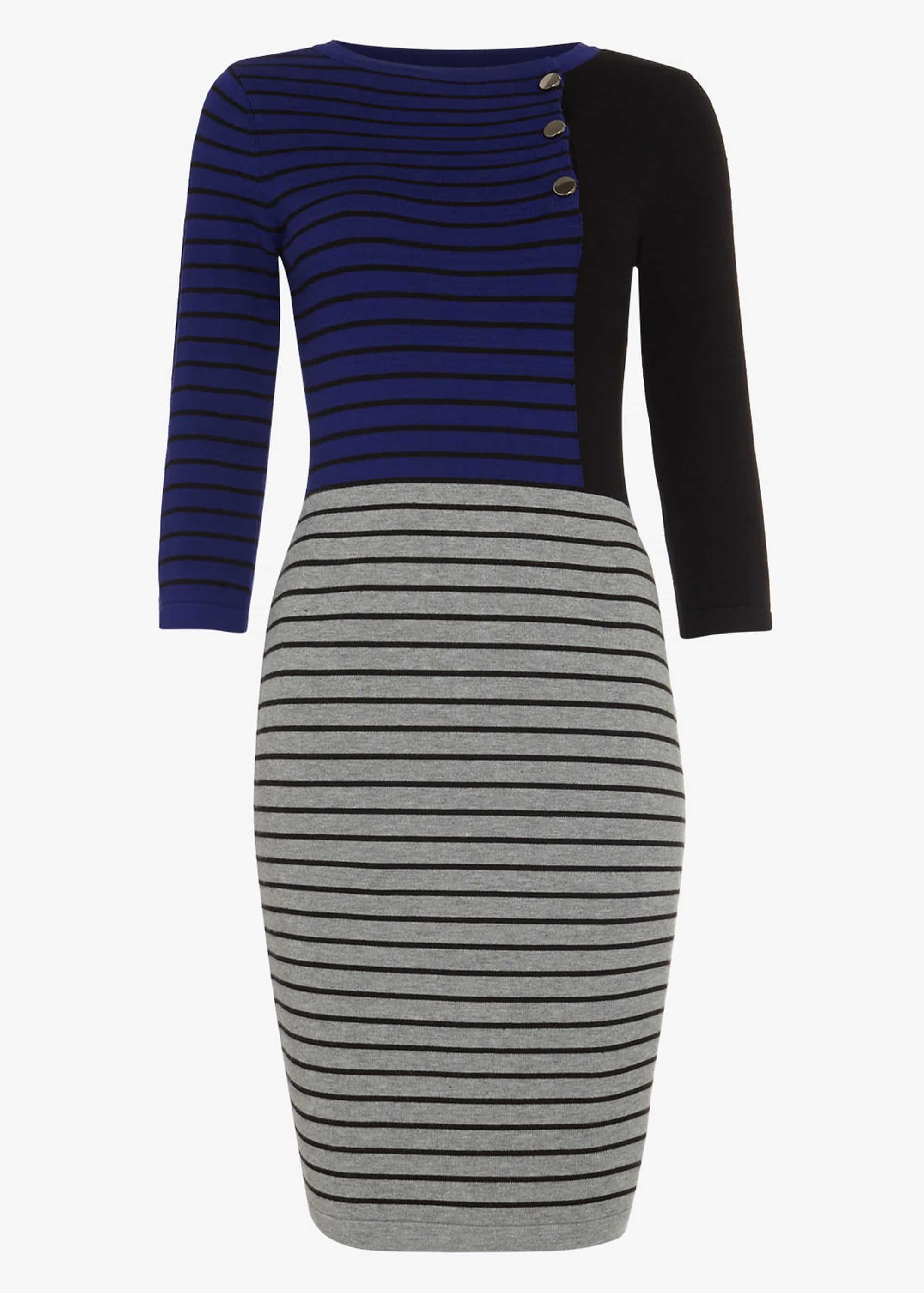 Odetta Mix Stripe Dress