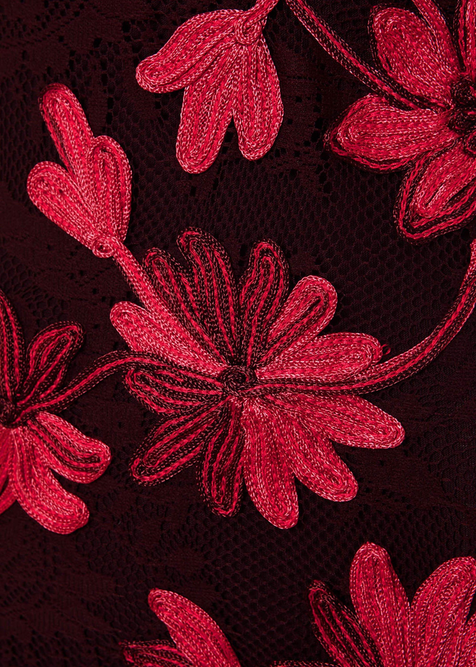 Chrissy Tapework Lace Dress