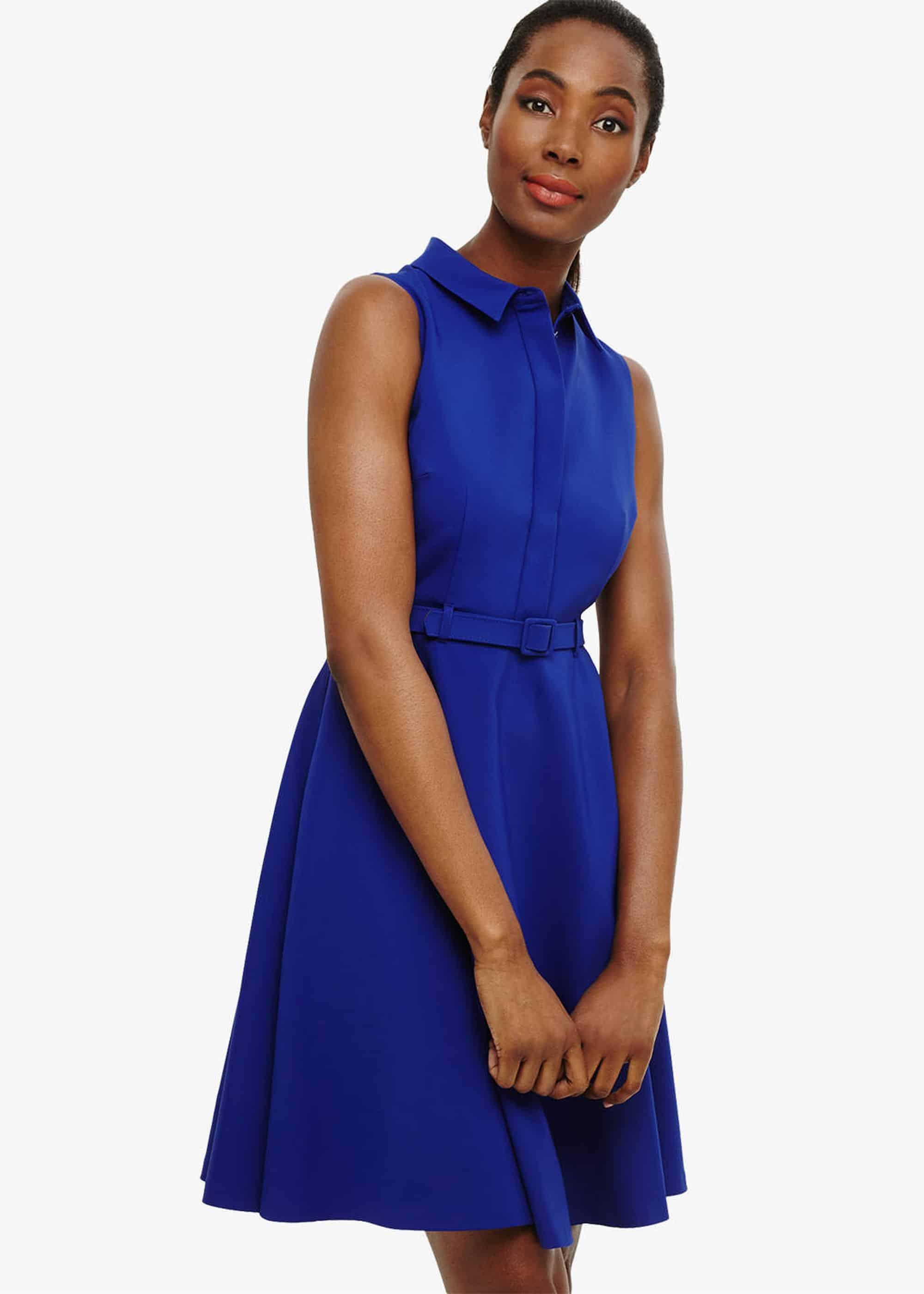 Claire Belted Shirt Dress