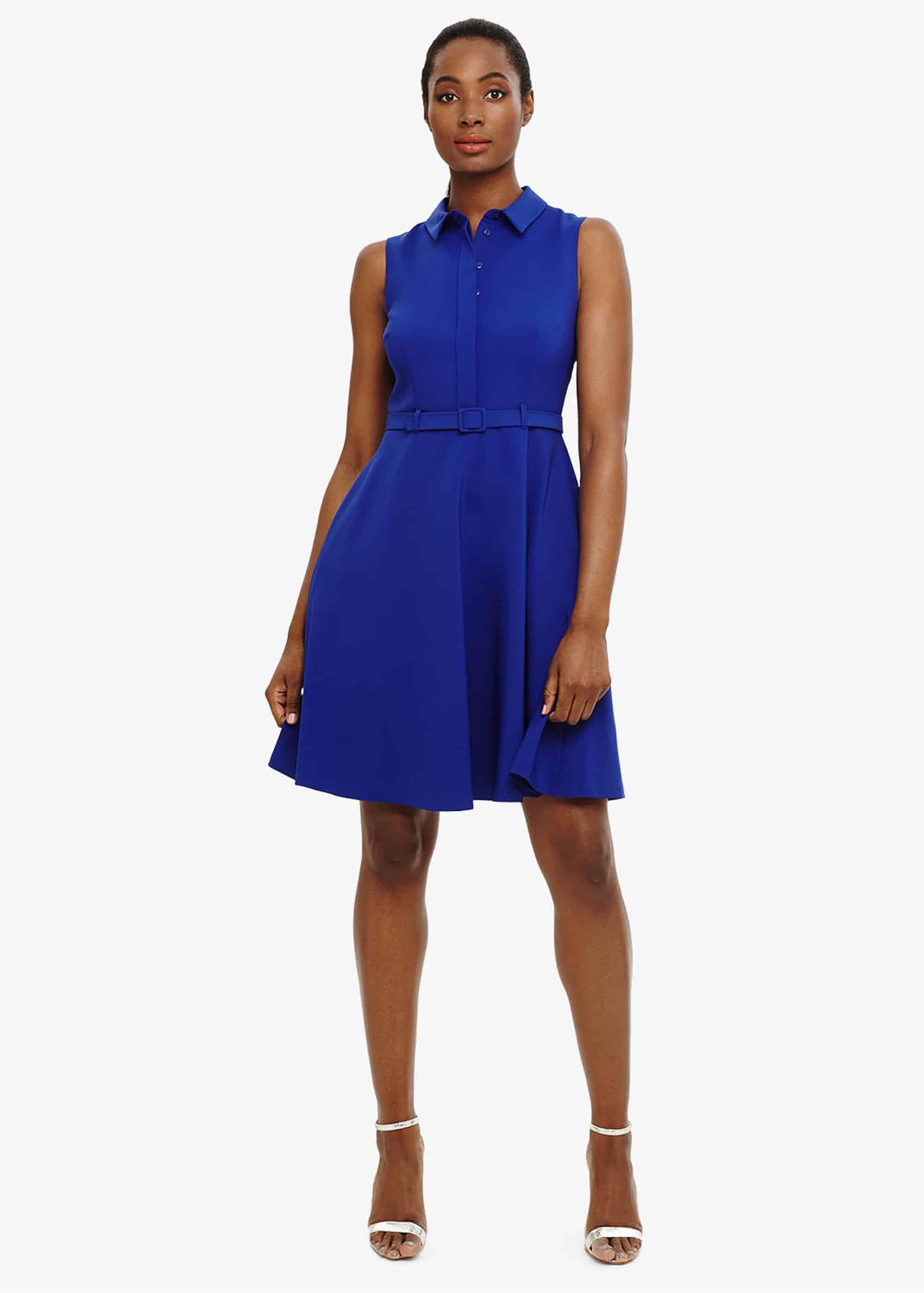 Claire Belted Shirt Dress